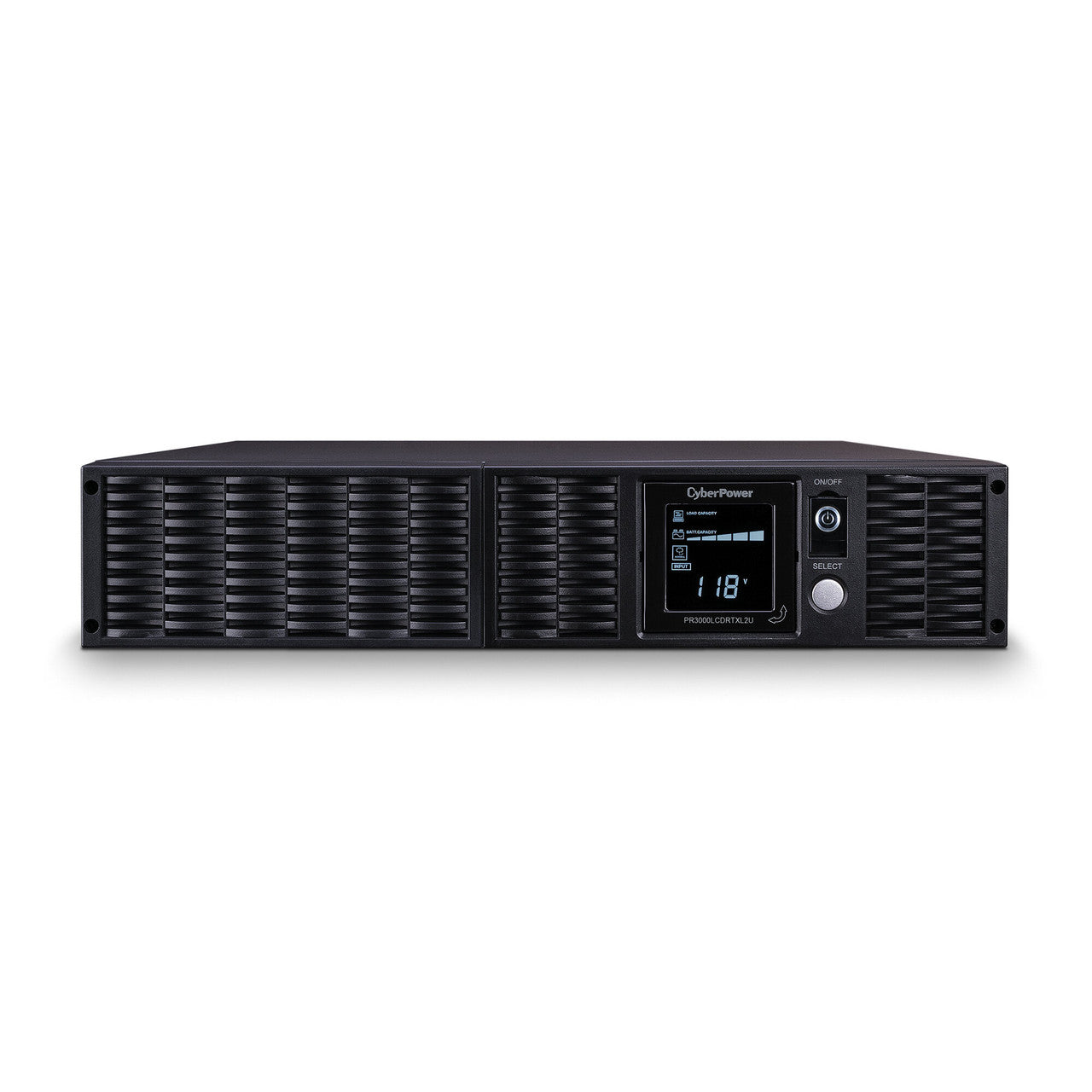 CyberPower PR3000LCDRTXL2UTAA 3000VA/3000W, Pure Sine Wave, 2U, NEMA L5-30P, 9 surge + battery backup