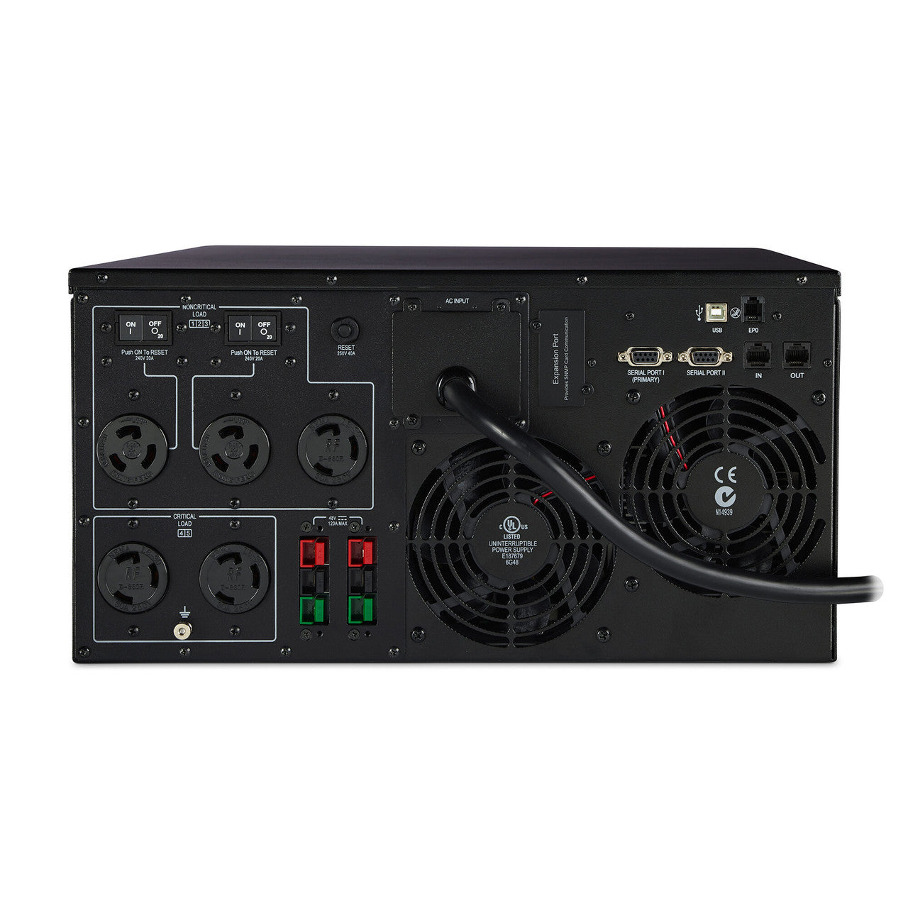 CyberPower PR5000LCDRTXL5UTAA 5000VA/4000W, Pure Sine Wave, 5U, NEMA L6-30P, 5