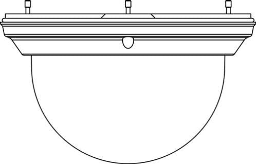 Bosch NDA-5020-PTBL AUTODOME 5000i PENDANT TINTED BUBBLE