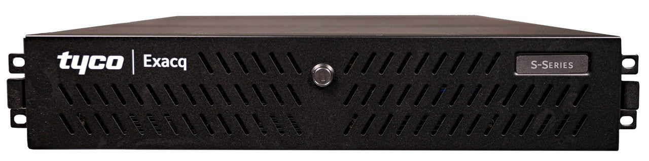 Exacq S-08T-2U-2 Rackmount 2U storage server, 1,500Mbps archiving rate (2,000Mbps with optional quad NIC)