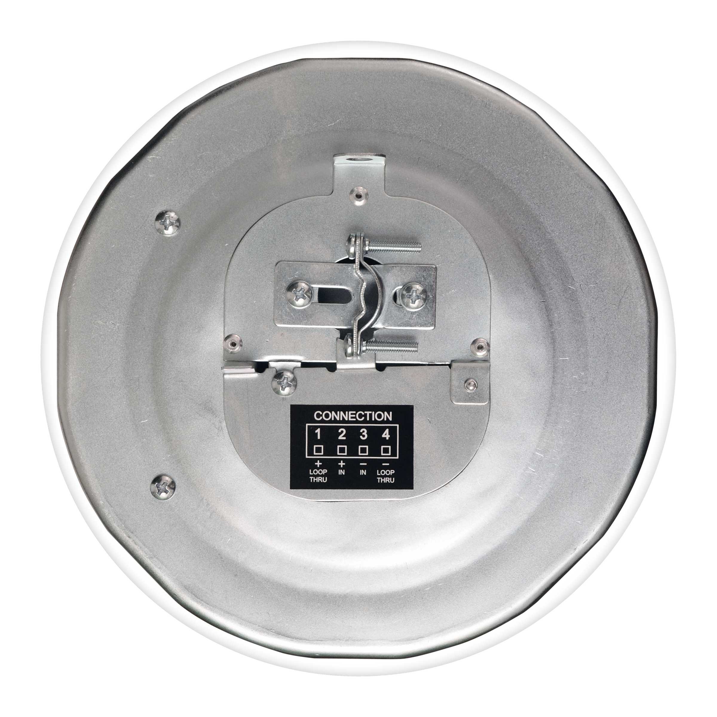Speco Technologies SP6NXCTUL 6.5" UL Listed Metal Back can Speakers w/ 70V Transformer, Bracket Included, Pair