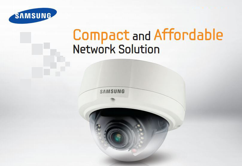 Samsung SNV-1080R VGA Vandal-Resistant Dome Network Camera