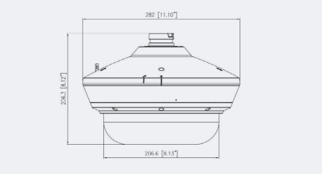 Eagle Eye Camera DX02 360Deg MultiSensor 20Mpix, NDAA, 40mIR, 2.7-13.5mm MOTO lenses, POE+, Mic, SDCard, IP67 (EN-CDUX-002a)