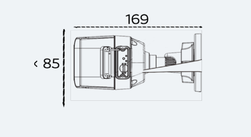 Eagle Eye Pro Camera PB01 Outdoor Bullet 5Mpix, 2.8mm, IR, IP66, NDAA, POE, SDCard (EN-CPUB-001a)