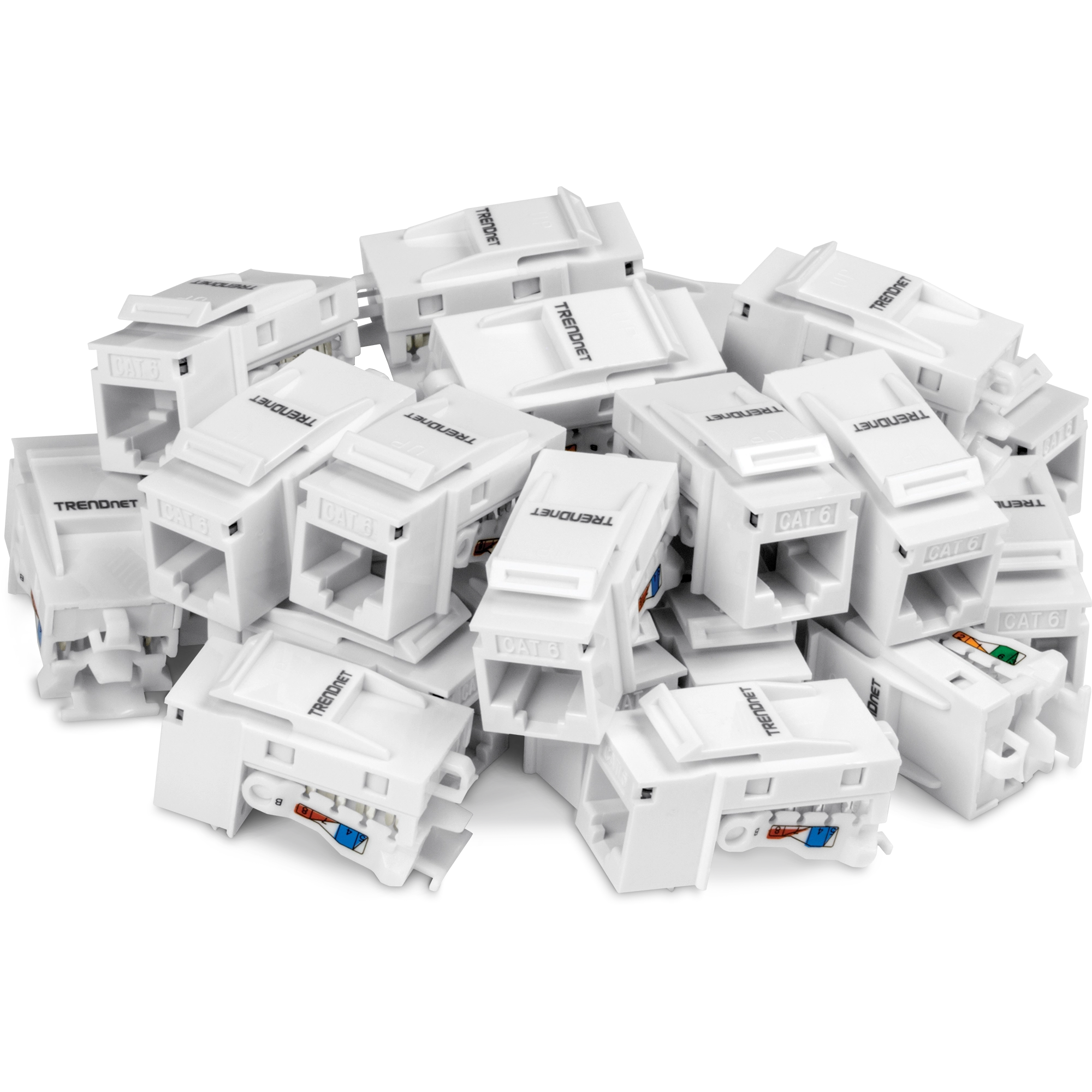 TRENDnet TC-K25C6 25 Pack Cat6 RJ-45 Keystone Jack