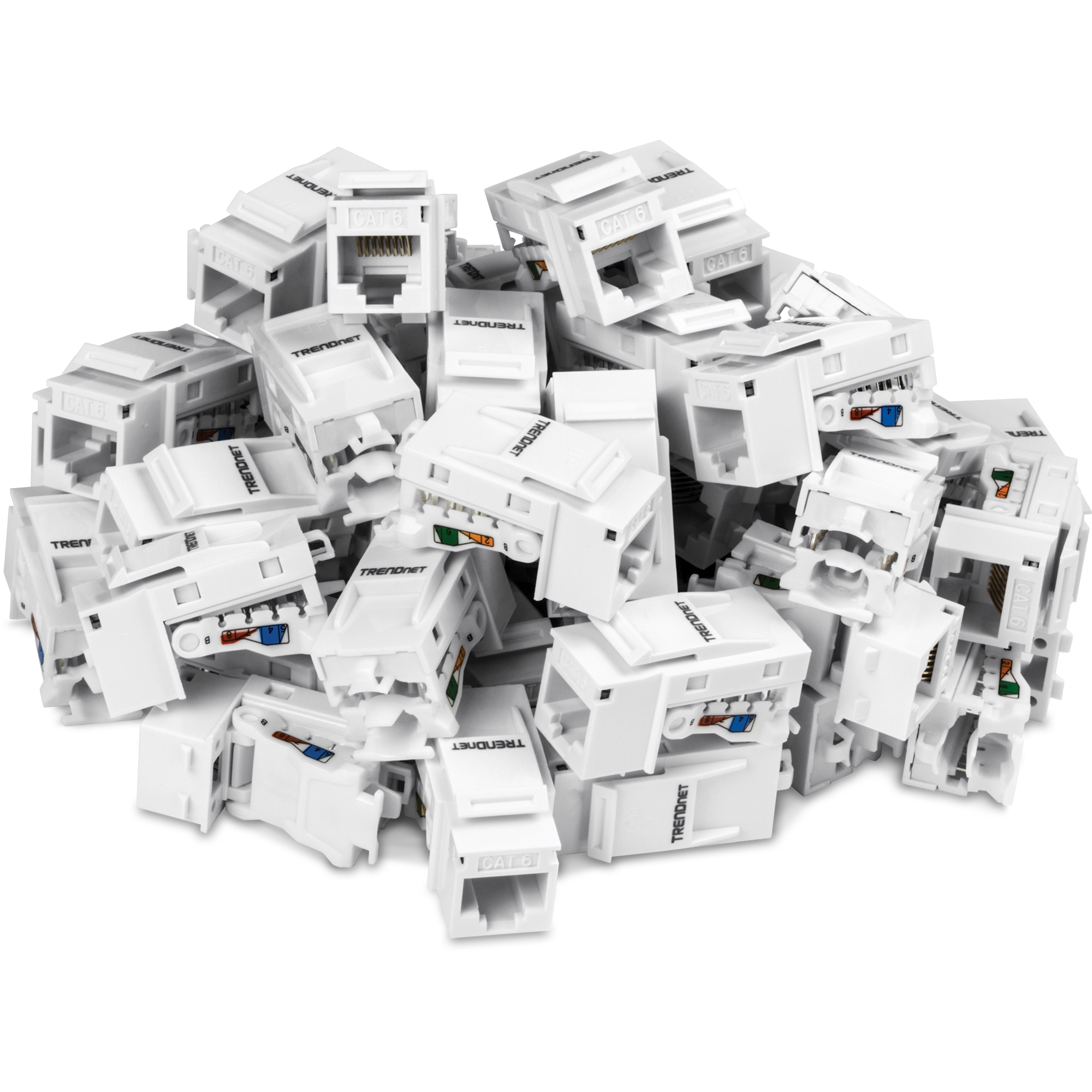 TRENDnet TC-K50C6 50 Pack Cat6 RJ-45 Keystone Jack
