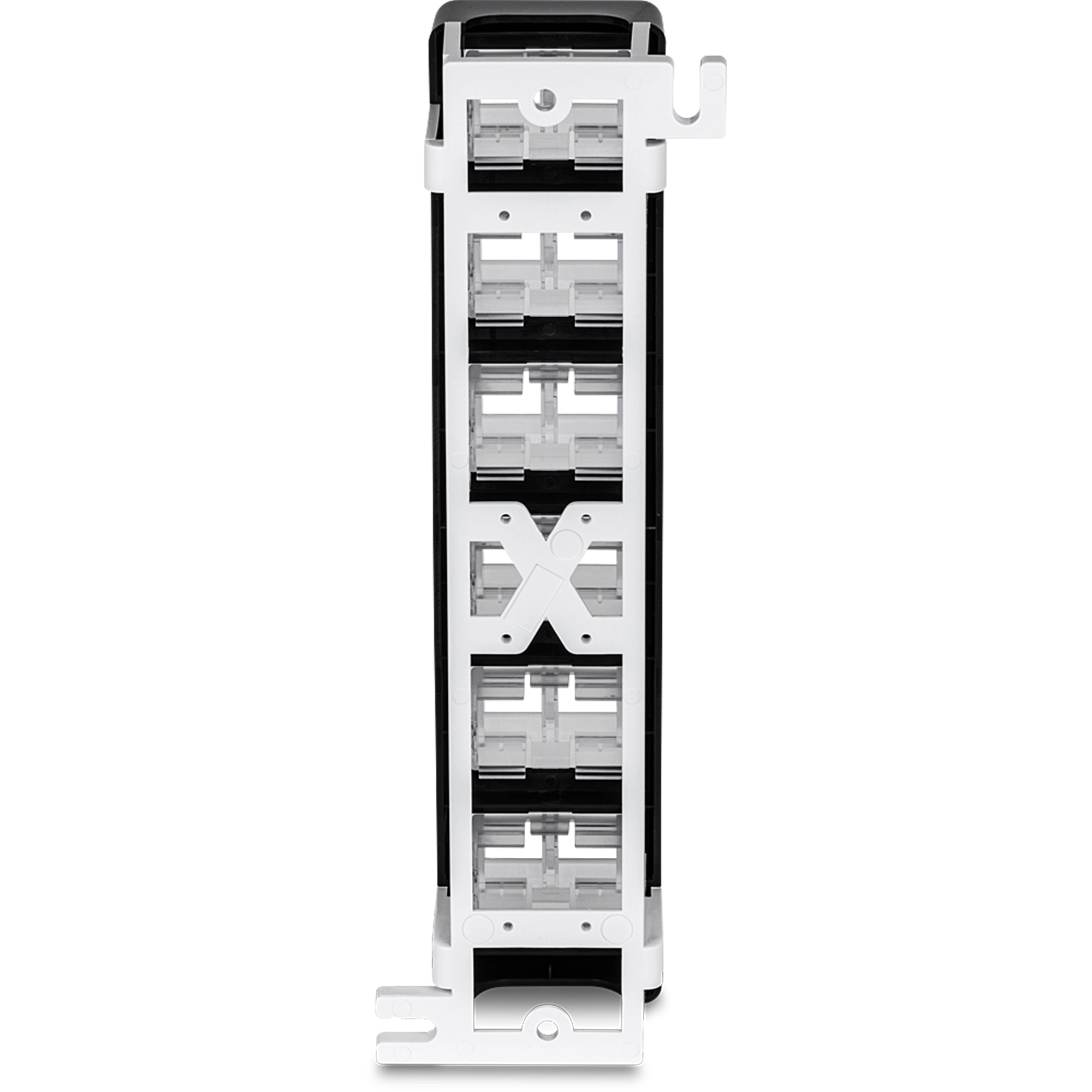 TRENDnet TC-KP12V 12-Port Blank Angled Wall Mount Keystone Patch Panel
