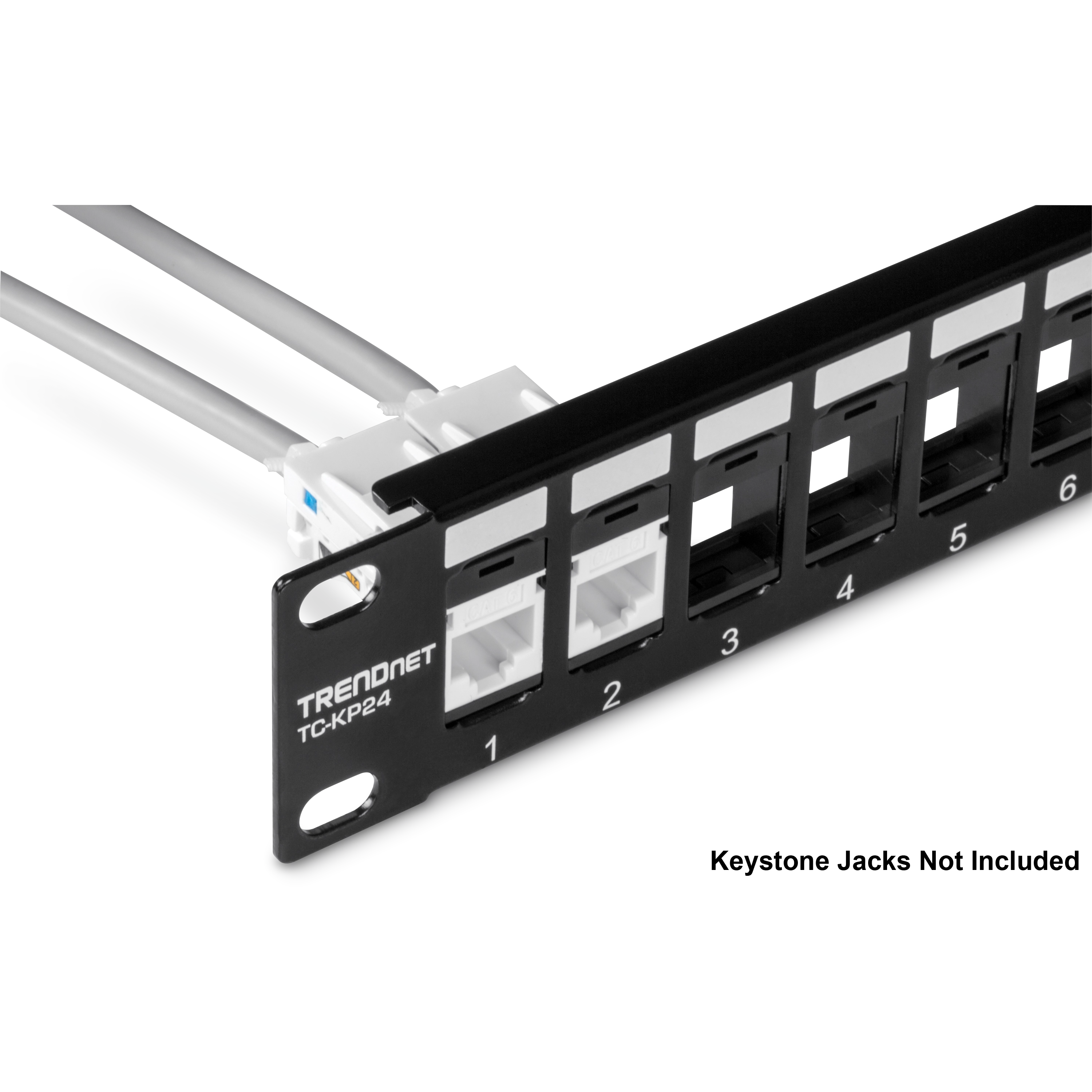 TRENDnet TC-KP24/2 2-Pack 24-Port Blank Keystone 1U Patch Panel