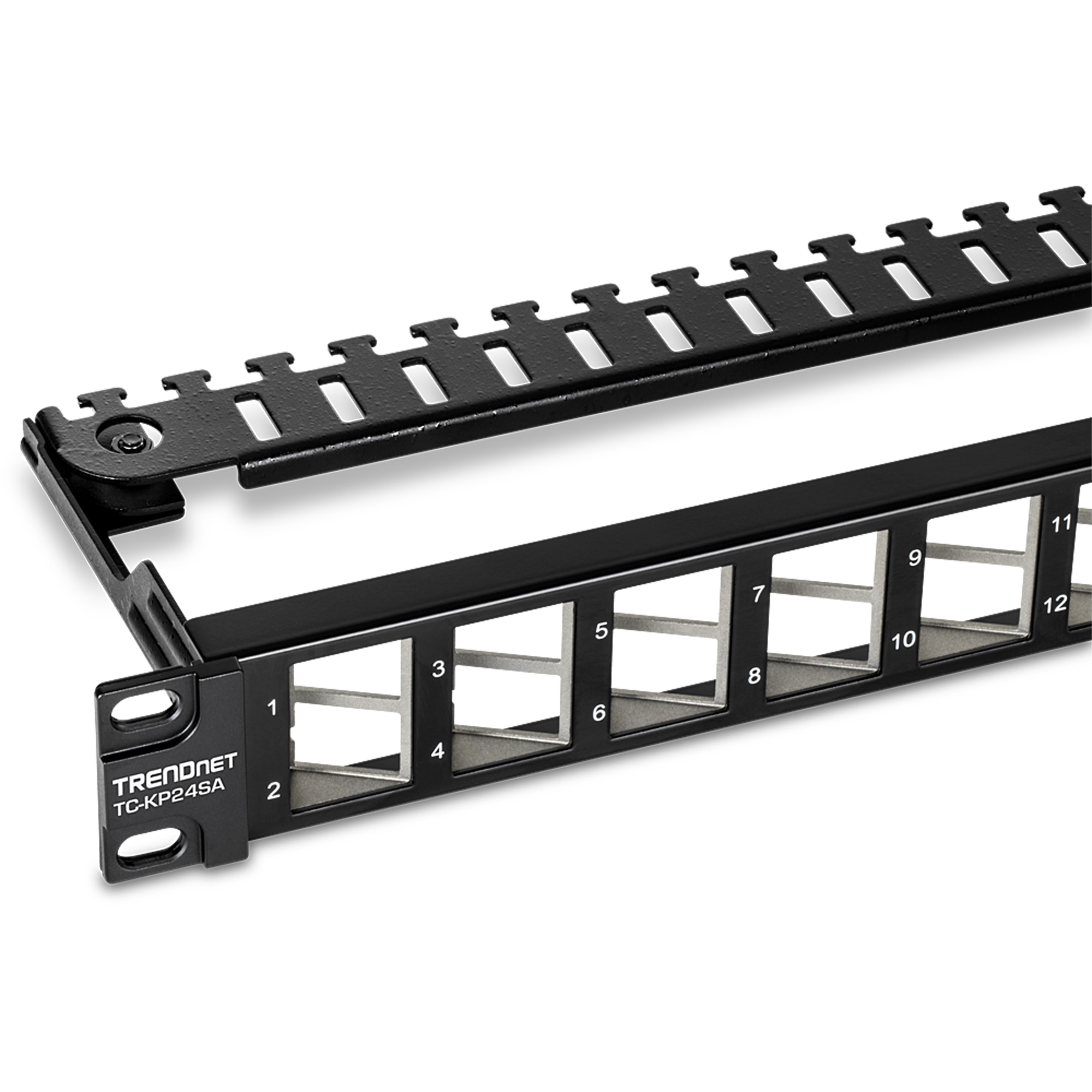 TRENDnet TC-KP24SA 24-Port Blank Angled Keystone