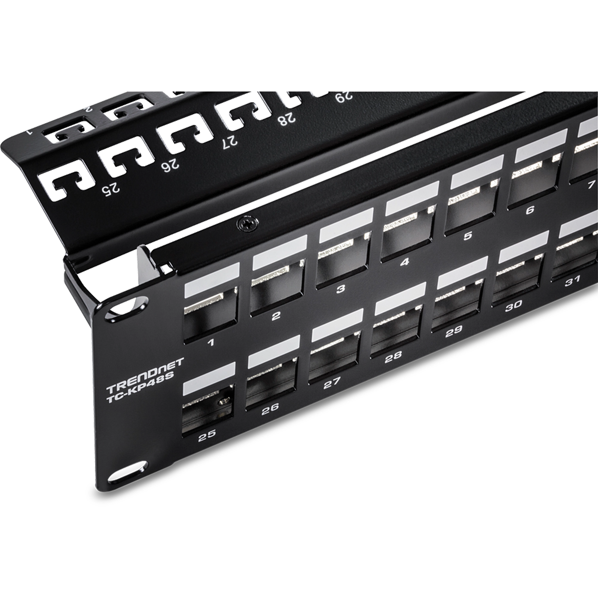 TRENDnet TC-KP48S 48-Port Blank Keystone Shielded Patch Panel