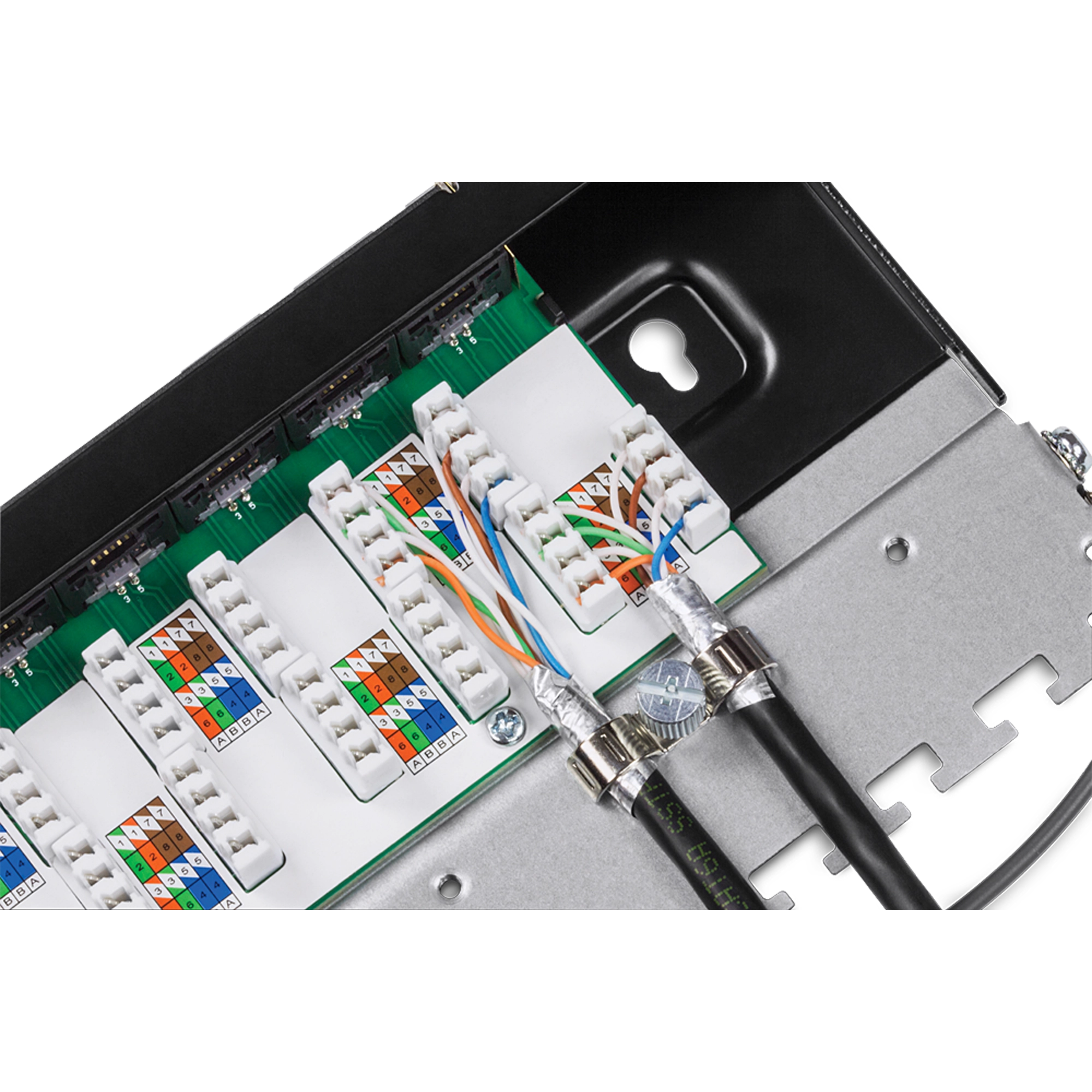 TRENDnet TC-P08C6AS 8-Port Cat6A Shielded Wall Mount Patch Panel