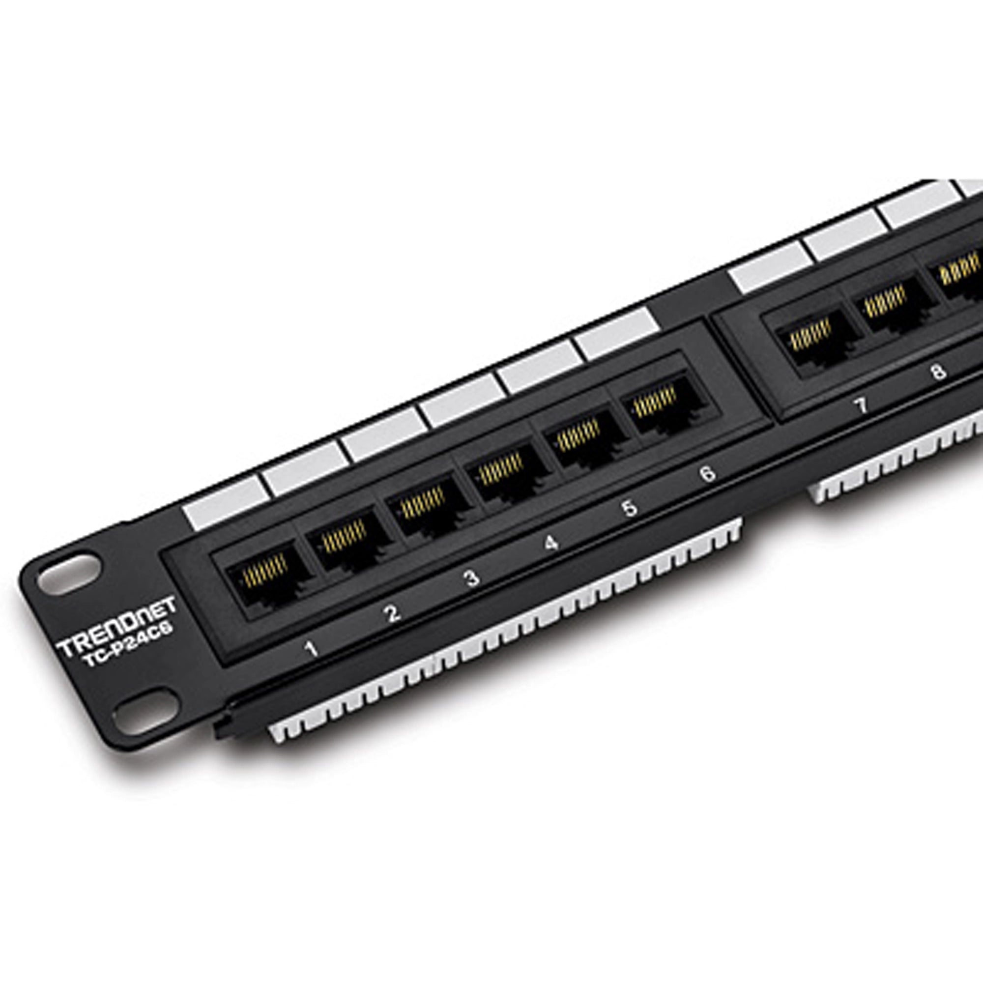 TRENDnet TC-P24C6 Cat6 24-Port Unshielded Patch Panel
