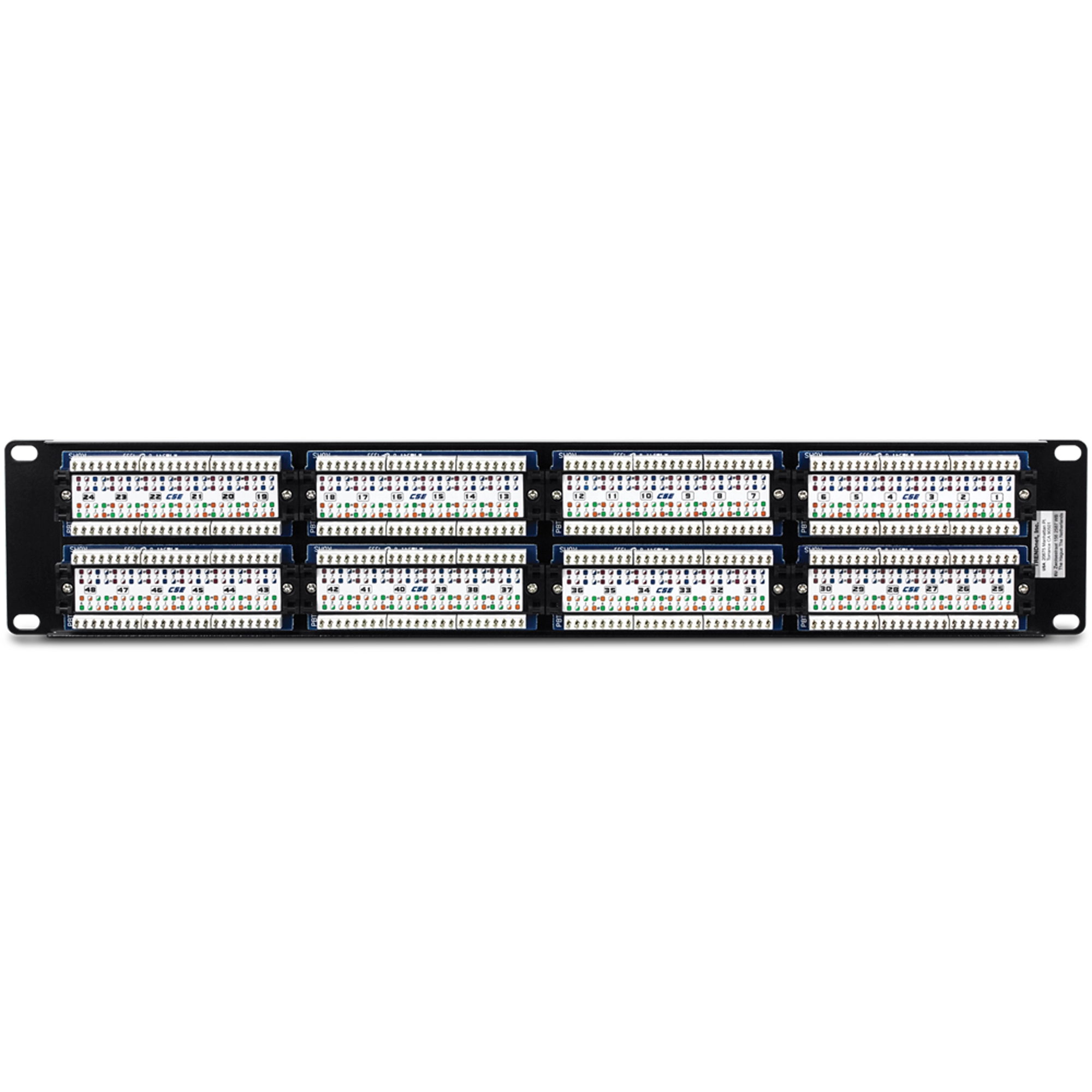 TRENDnet TC-P48C5E Cat5/5e 48-Port Unshielded Patch Panel