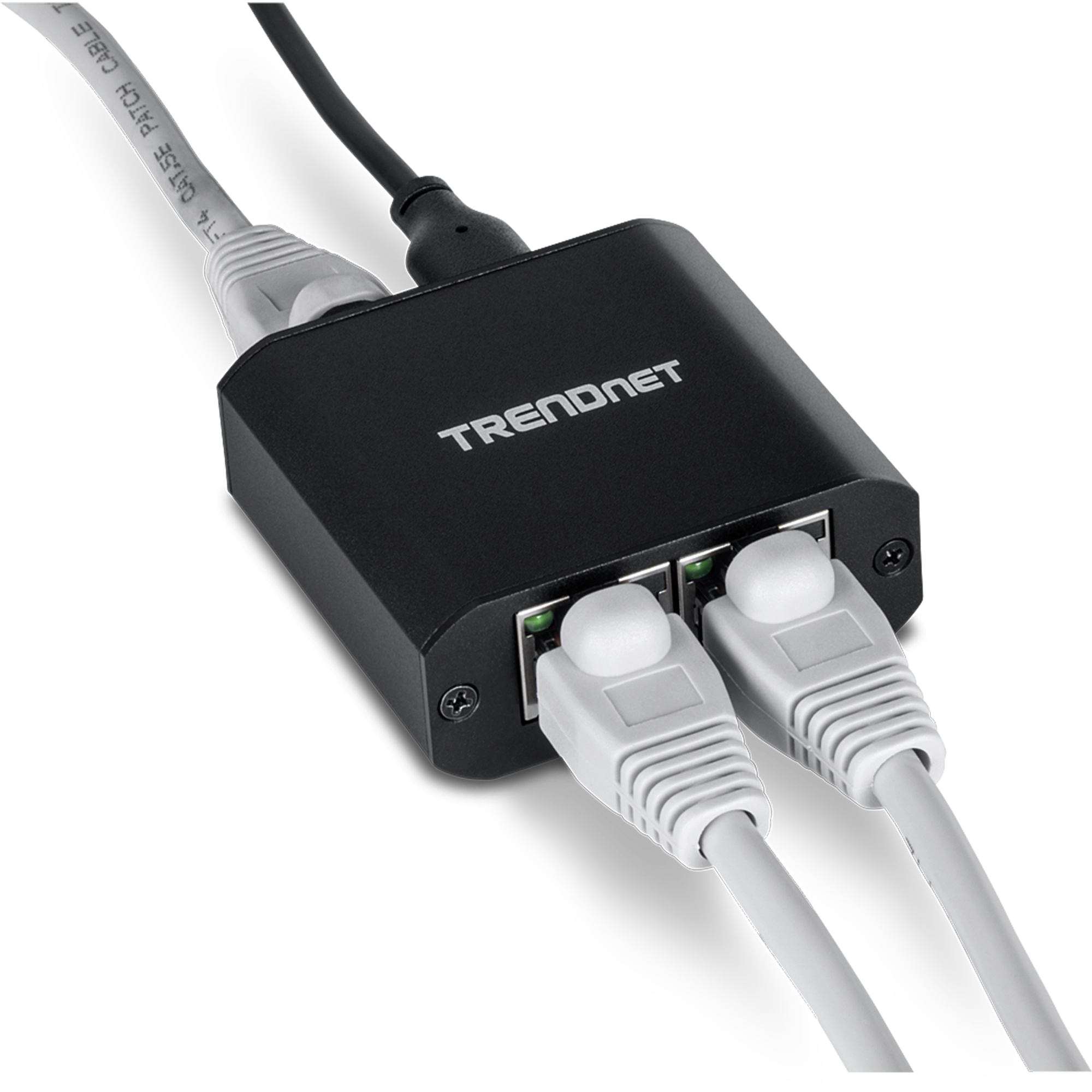 TRENDnet TEG-102S 2-Port Gigabit Splitter with USB Type C Power
