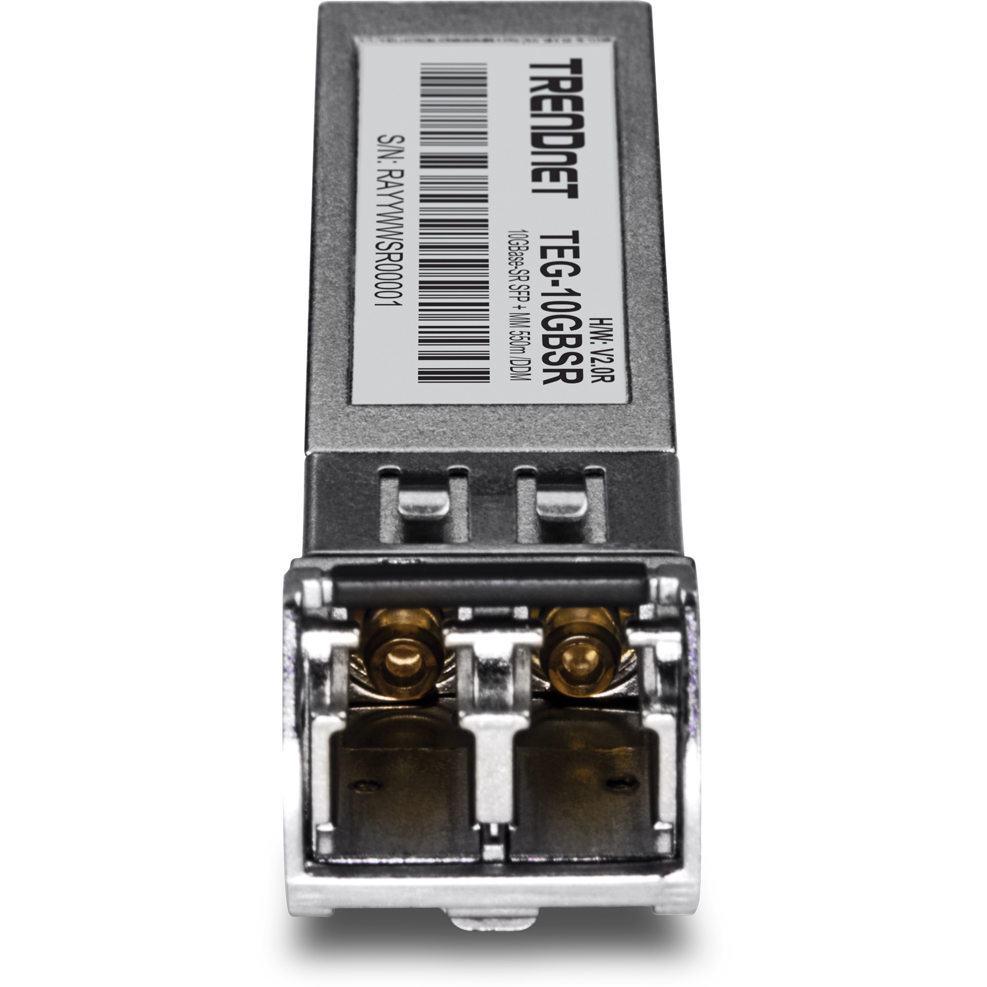 TRENDnet TEG-10GBSR 10GBASE-LR SFP+ Multi-Mode LC Module (400M with DDM)