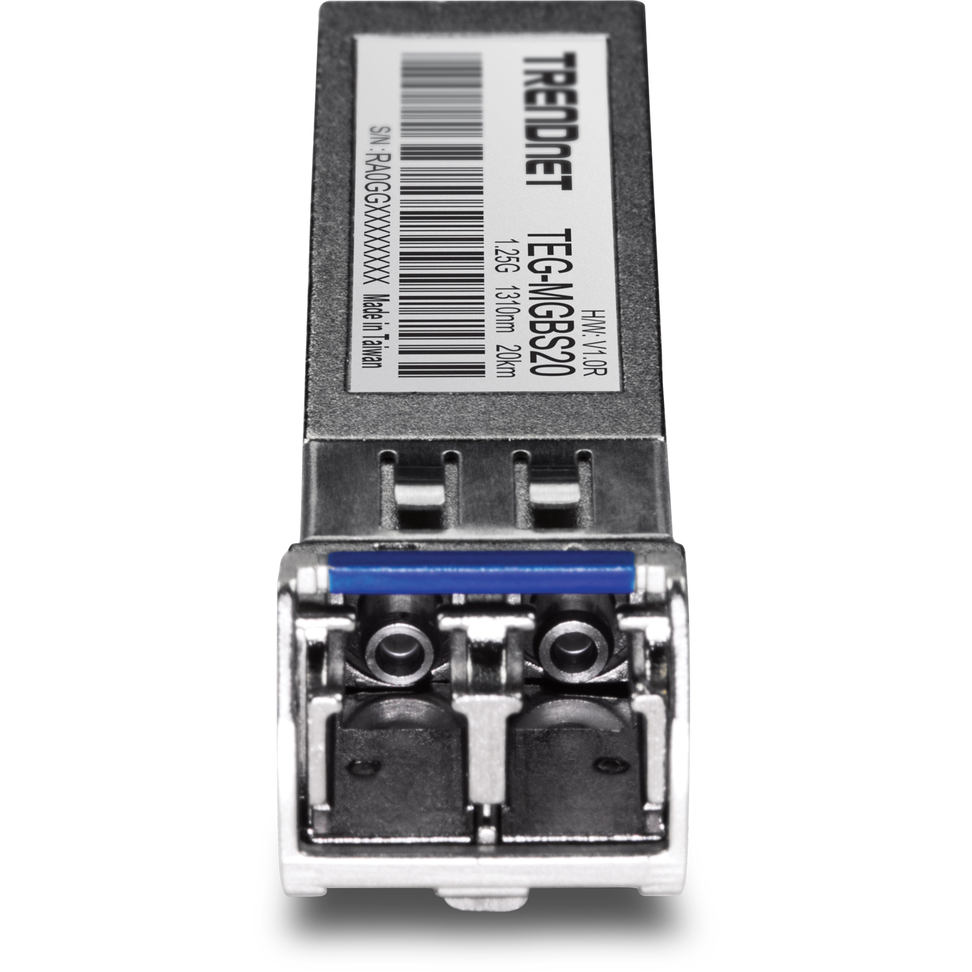 TRENDnet TEG-MGBS20 Mini-GBIC Single-Mode LC Module (10KM)