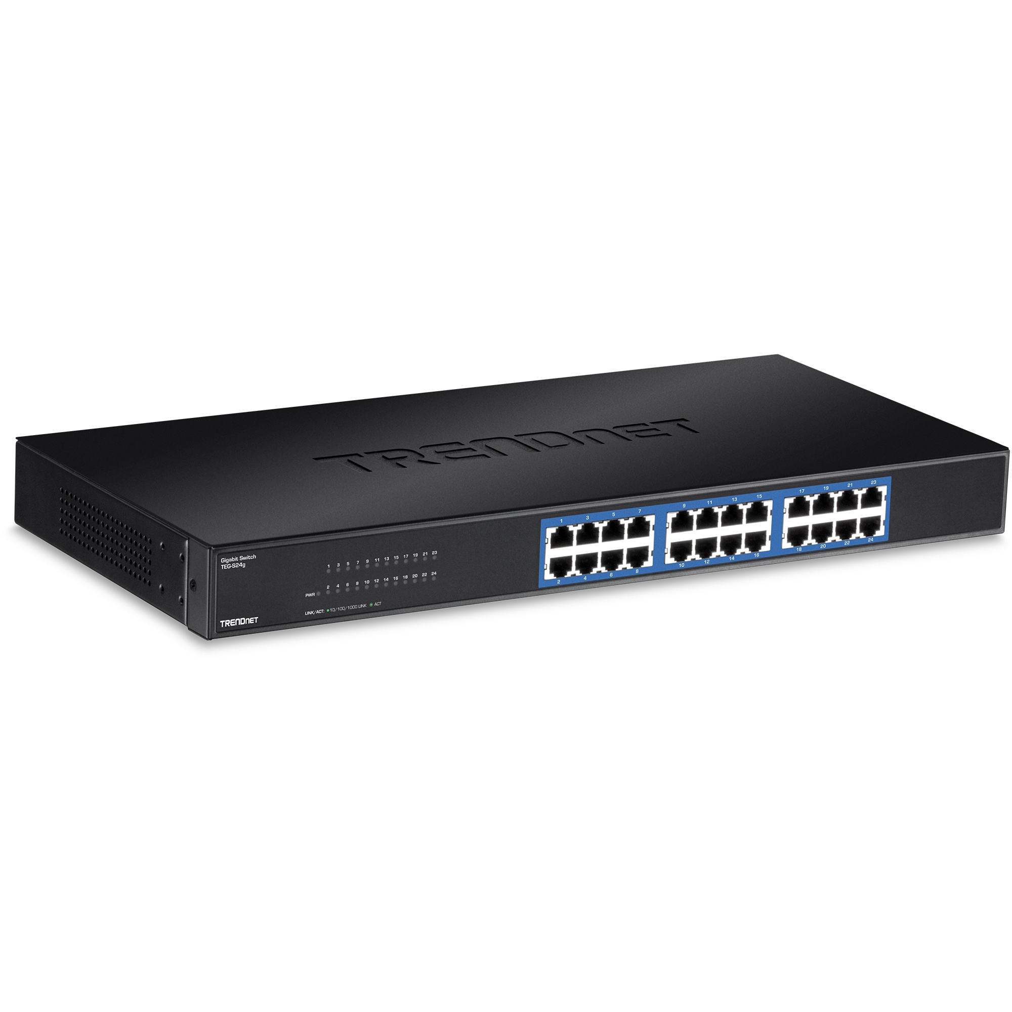 TRENDnet TEG-S24g 24-Port Gigabit GREENnet Switch(Rack Mount)