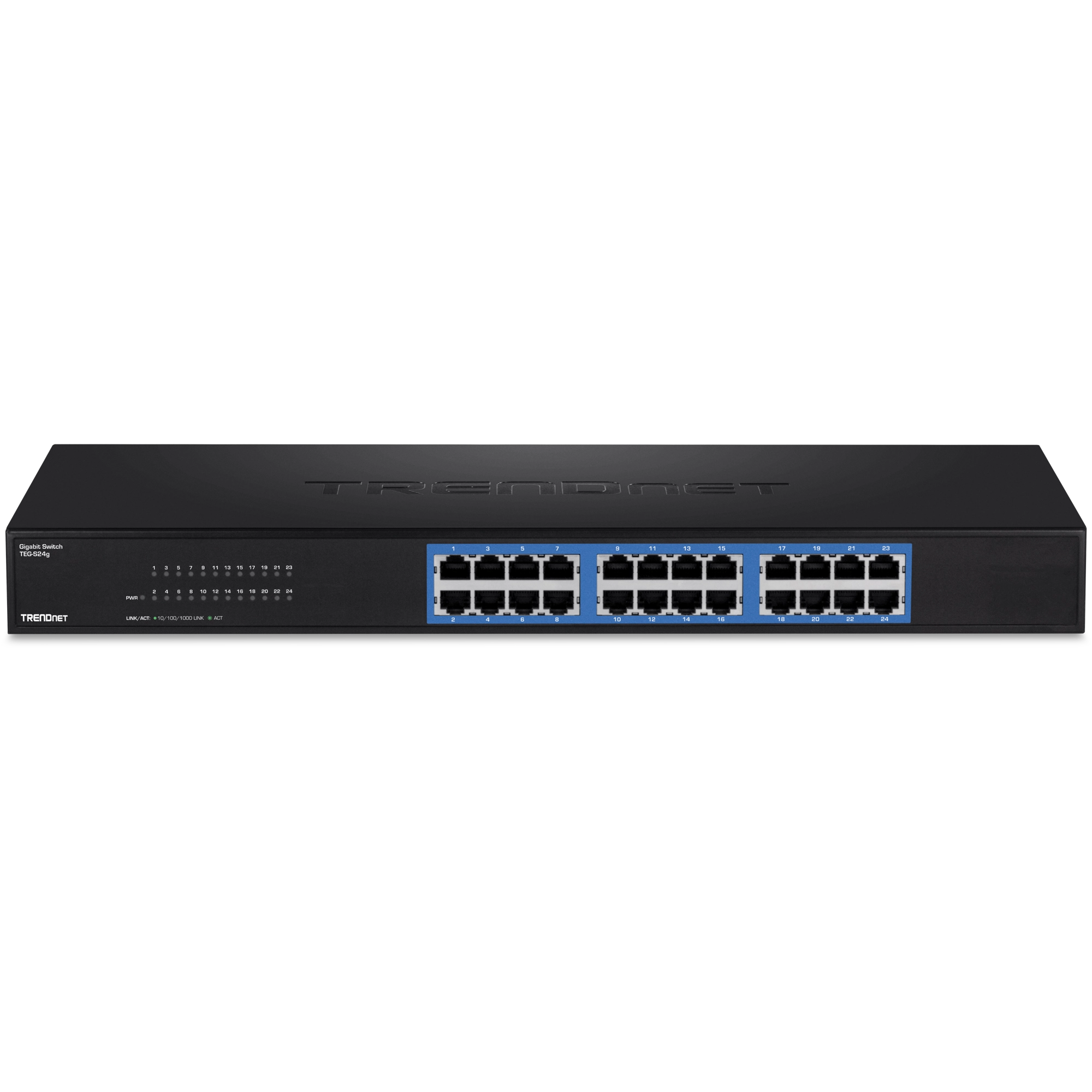 TRENDnet TEG-S24g 24-Port Gigabit GREENnet Switch(Rack Mount)