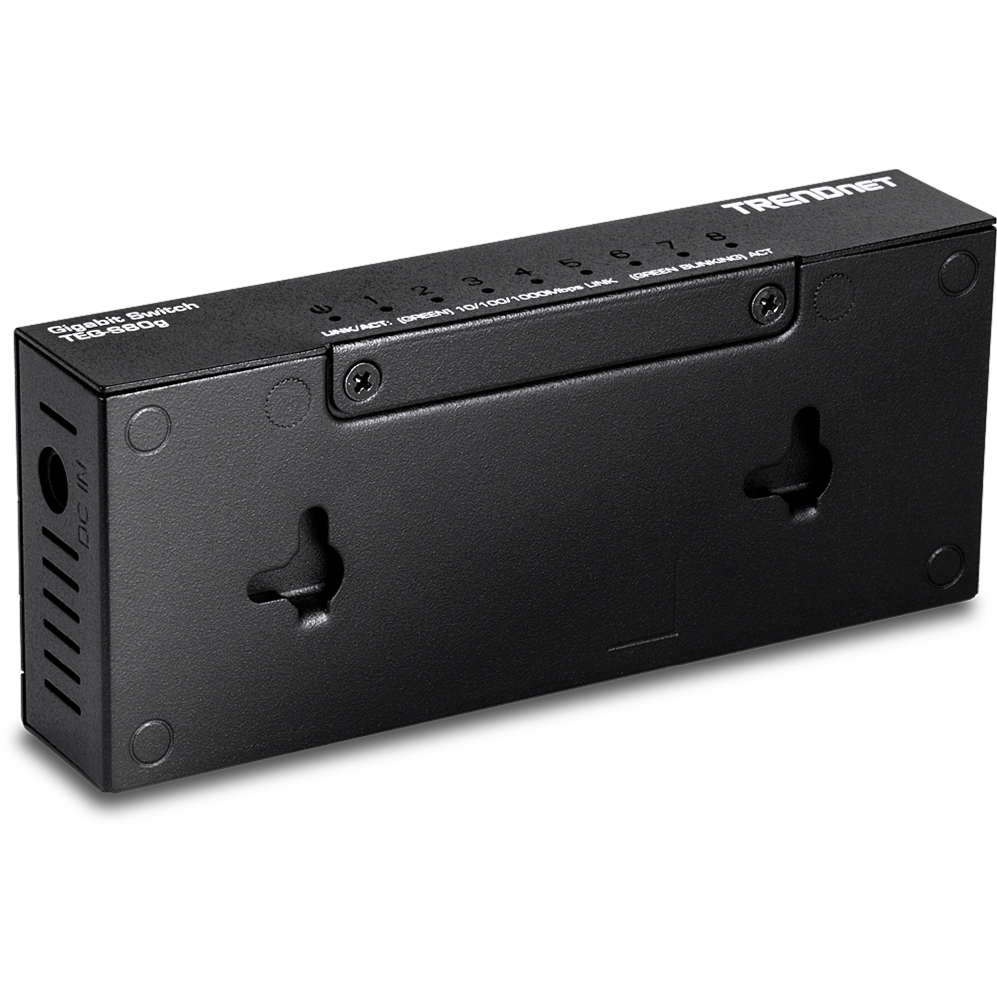 TRENDnet TEG-S80g 8-Port Gigabit GREENnet Mini Switch (Metal)