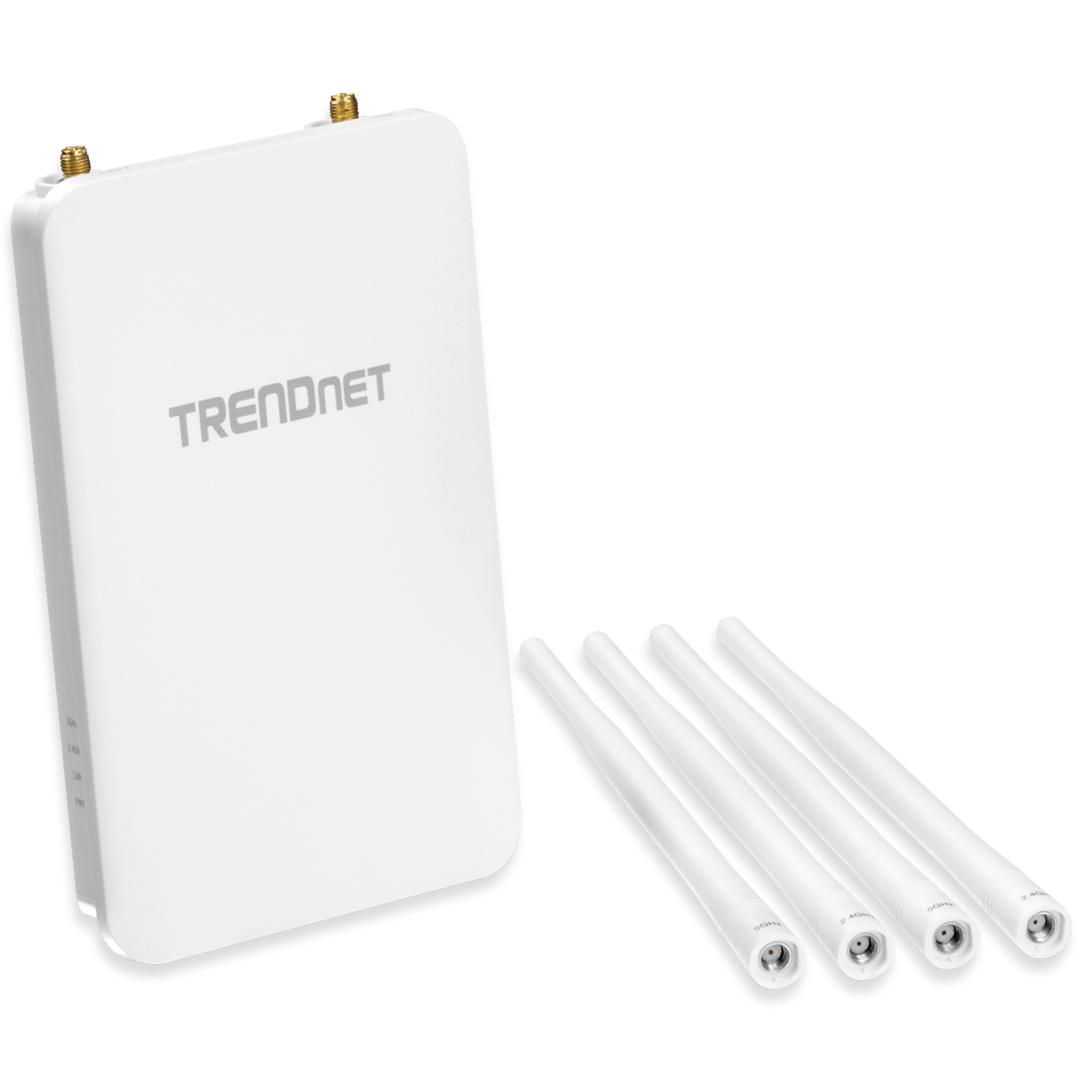 TRENDnet TEW-841APBO 5dBi Wireless AC1200 Outdoor PoE+ Omni Directional Access Point