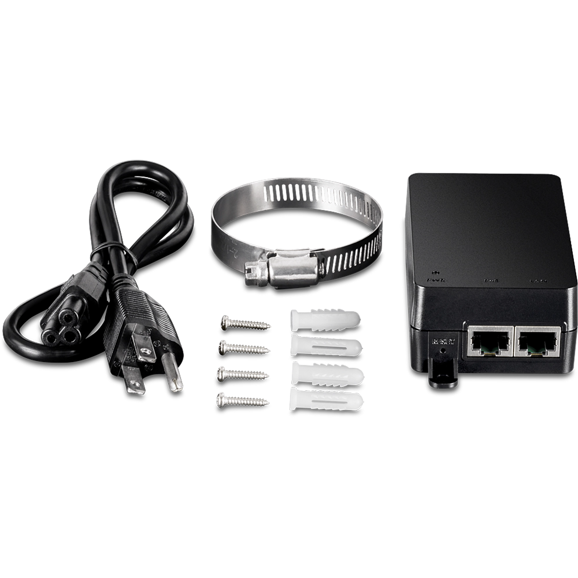 TRENDnet TEW-940APBO2K (CA) 14 dBi WiFi 6 AX1200 Outdoor PoE Preconfigured Point-to-Point Bridge Kit