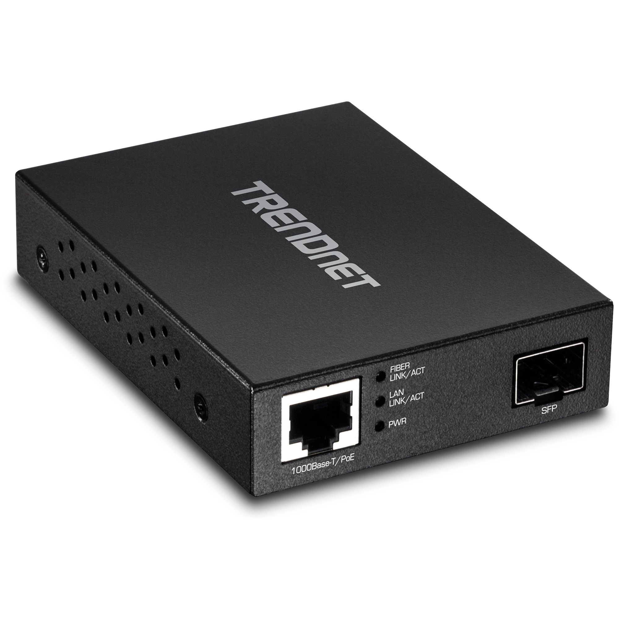TRENDnet TFC-PGSFP Gigabit PoE PD SFP Fiber Media Converter