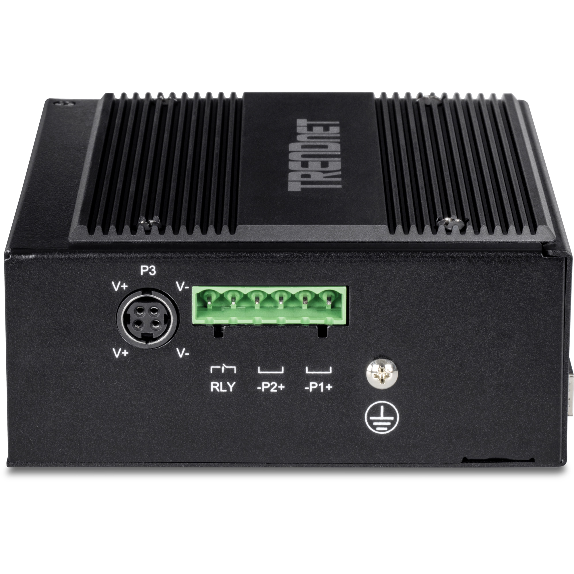 TRENDnet TI-BG104 10-Port Industrial Gigabit PoE++ DIN-Rail Switch