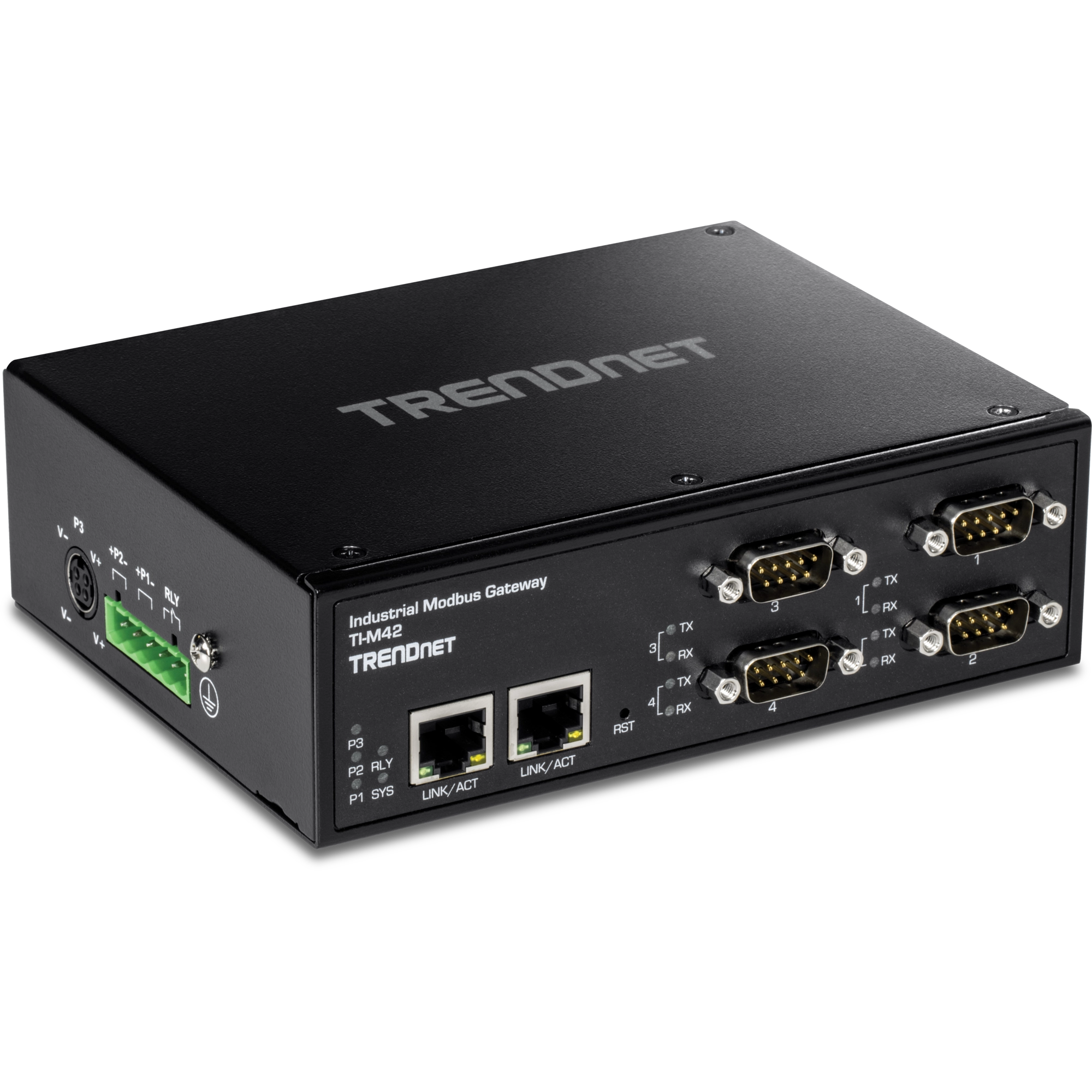 TRENDnet TI-M42 4-Port Industrial Modbus Gateway
