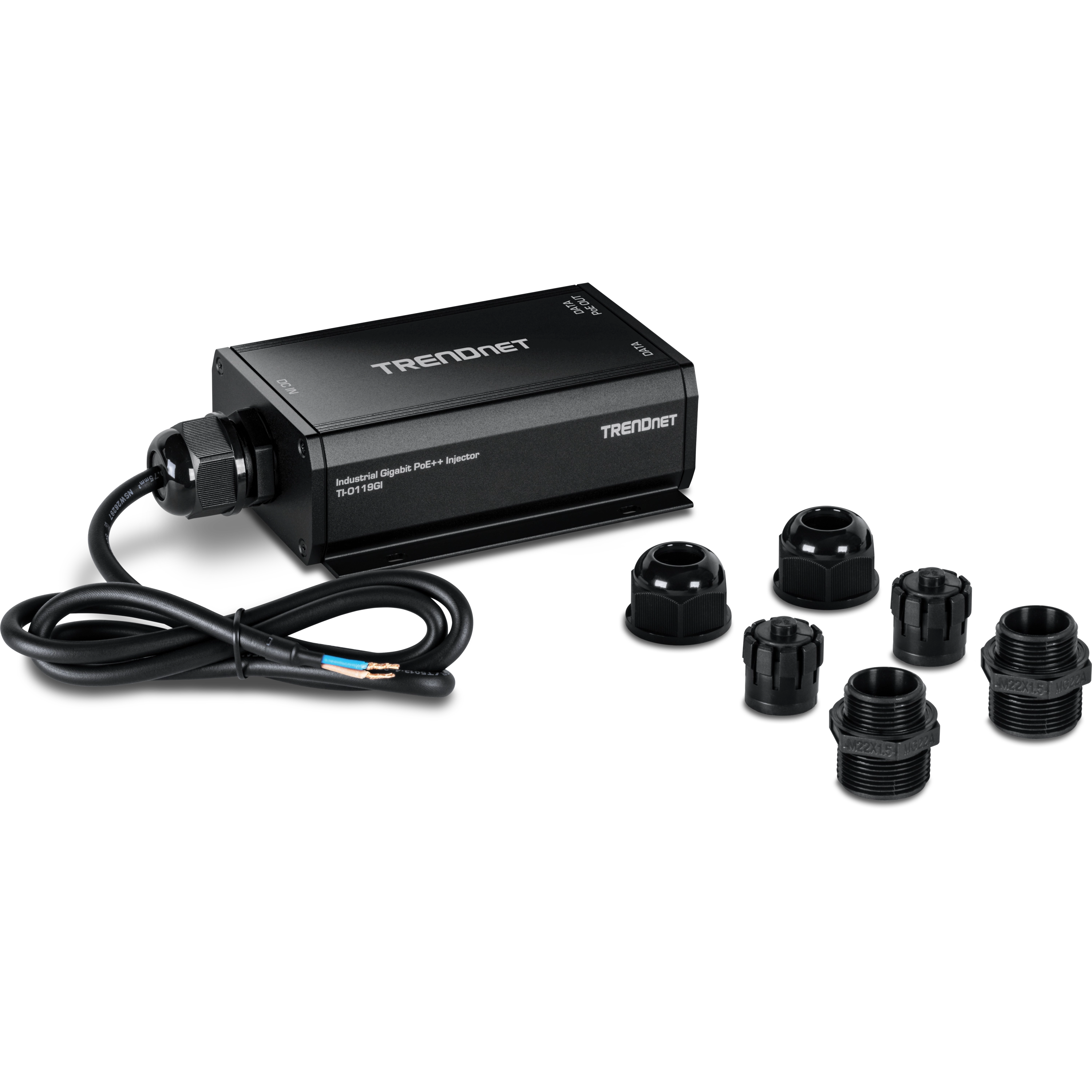 TRENDnet TI-O119GI IP67 Outdoor Gigabit PoE++ Injector (24 - 60V)