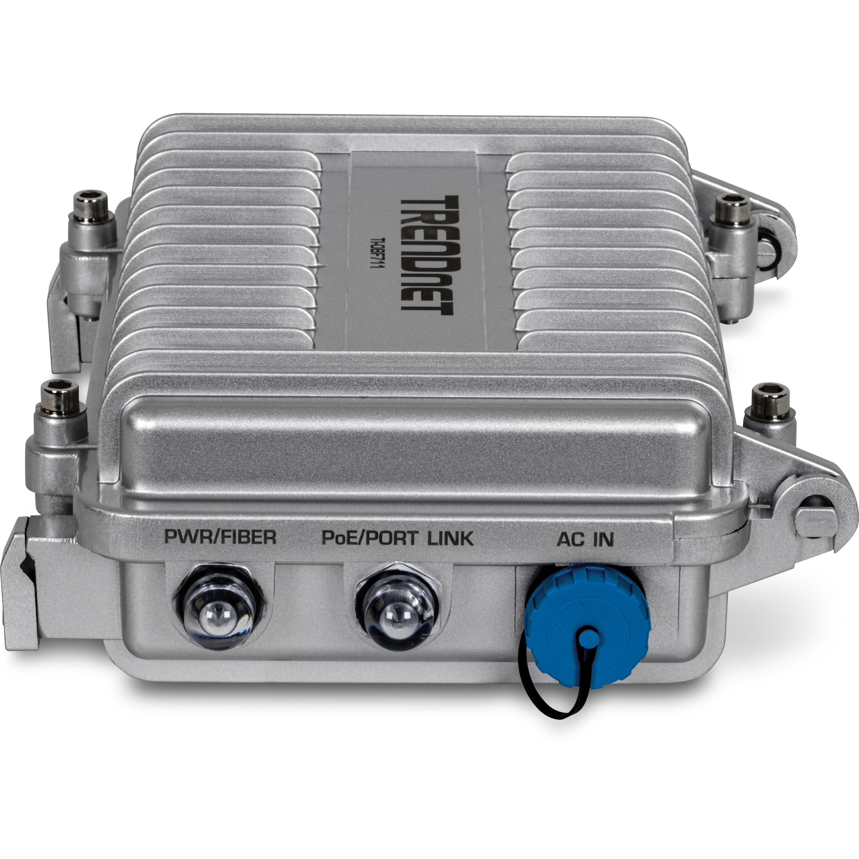 TRENDnet TI-OBF711 Industrial Outdoor 10G SFP+ to 10G PoE++ Media Converter (95W)