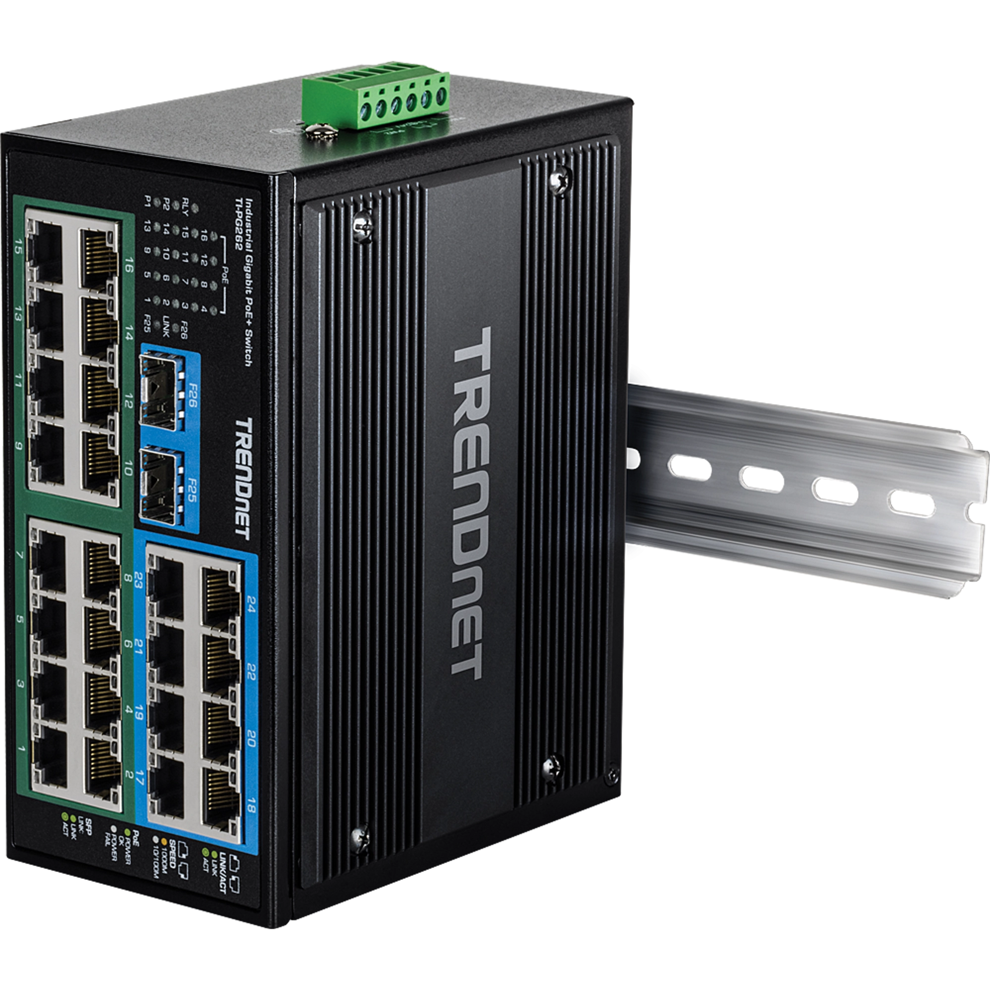 TRENDnet TI-PG262 26-Port Hardened Industrial