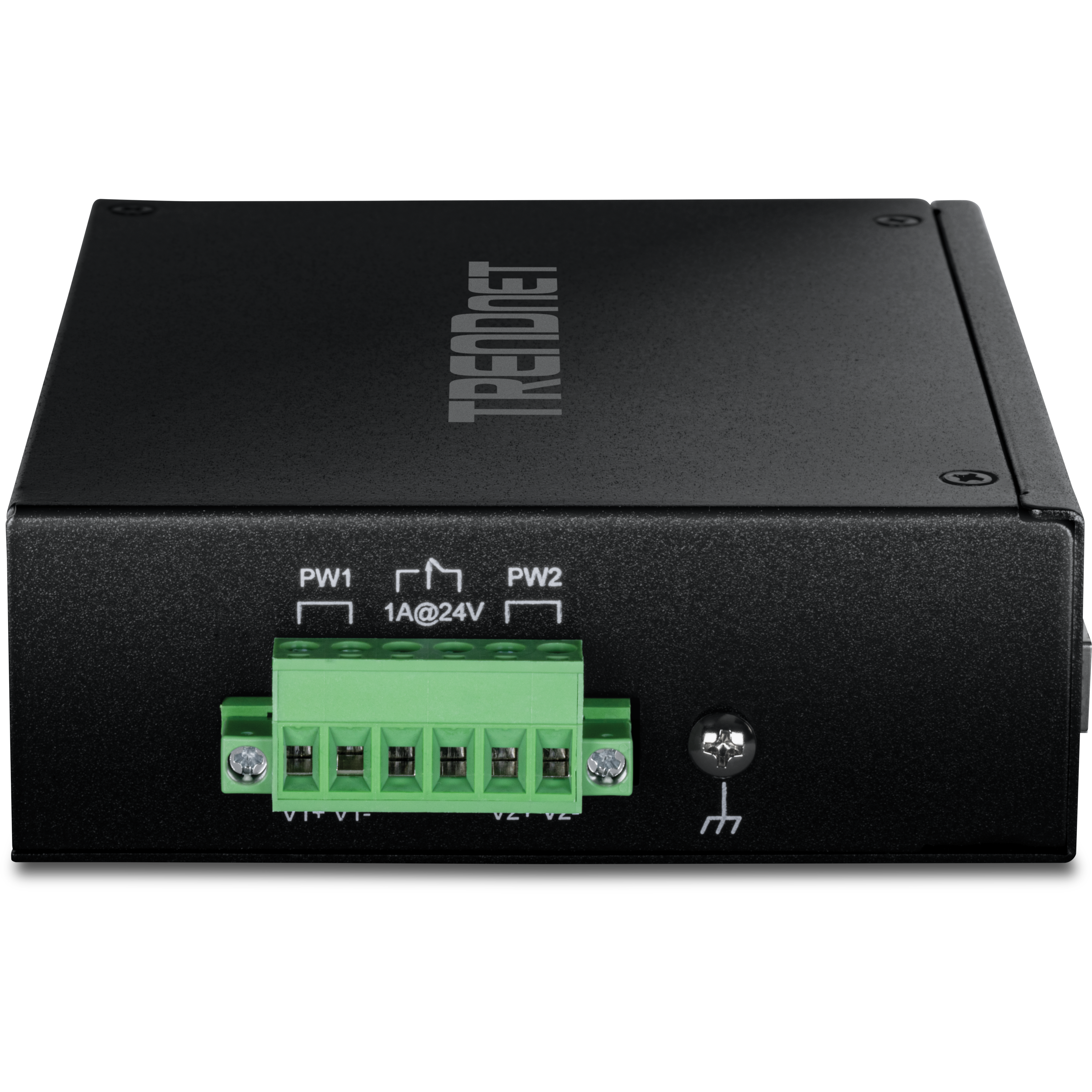 TRENDnet TI-UPG62 6-Port Hardened Industrial Gigabit Ultra PoE DIN-Rail Switch
