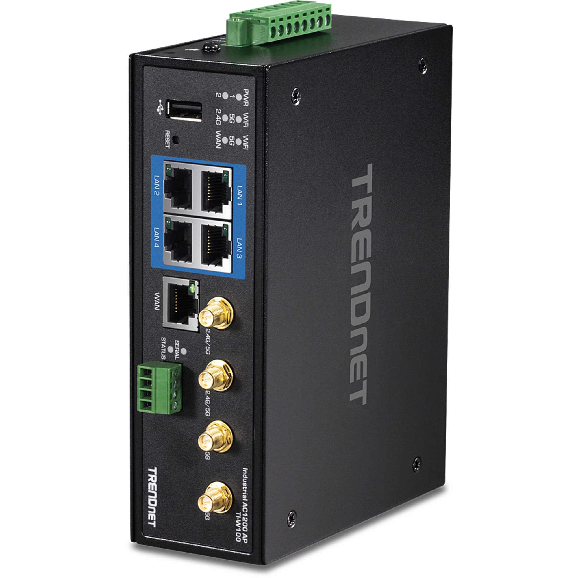 TRENDnet TI-W100 Industrial AC1200 Wireless Gigabit Router