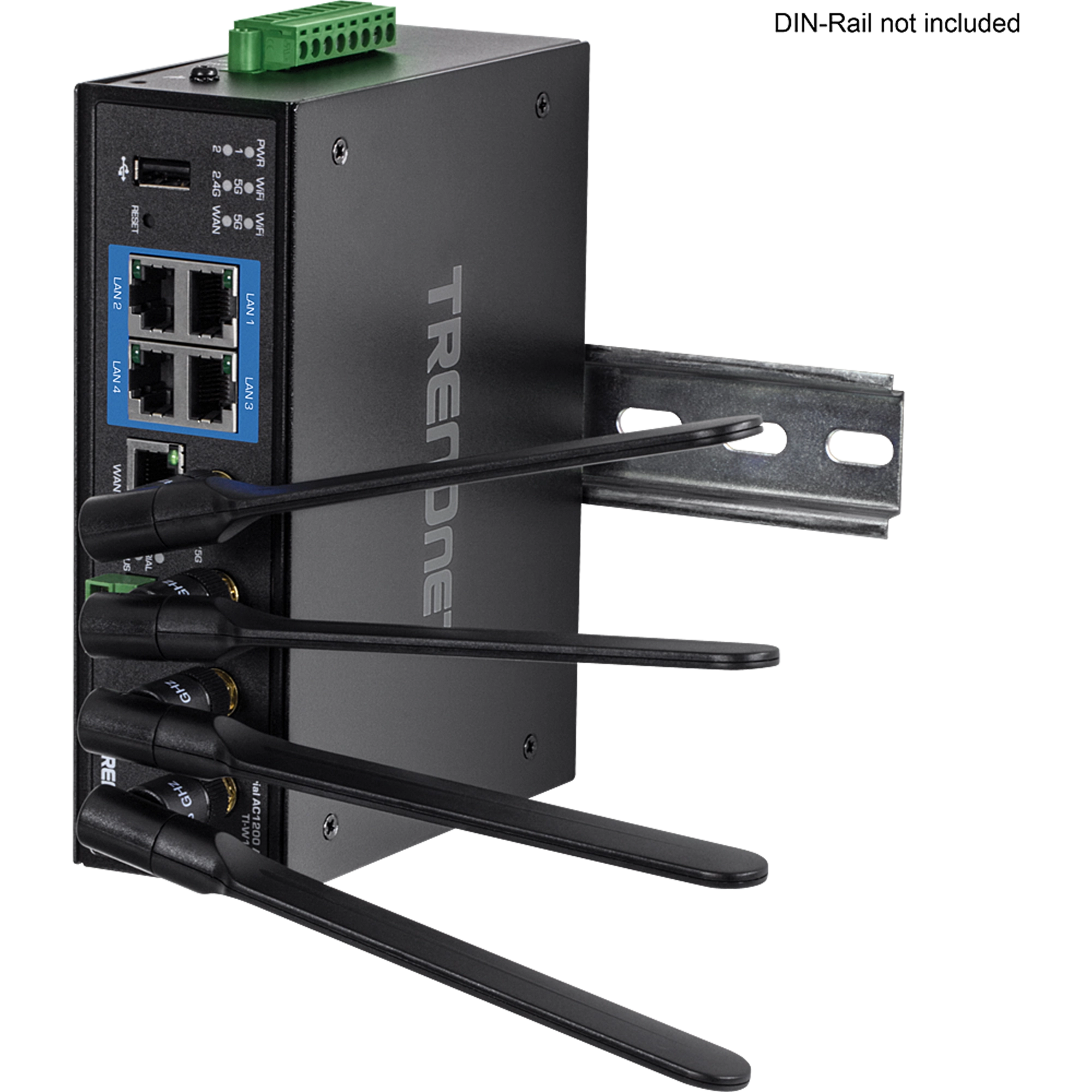 TRENDnet TI-W100 Industrial AC1200 Wireless Gigabit Router