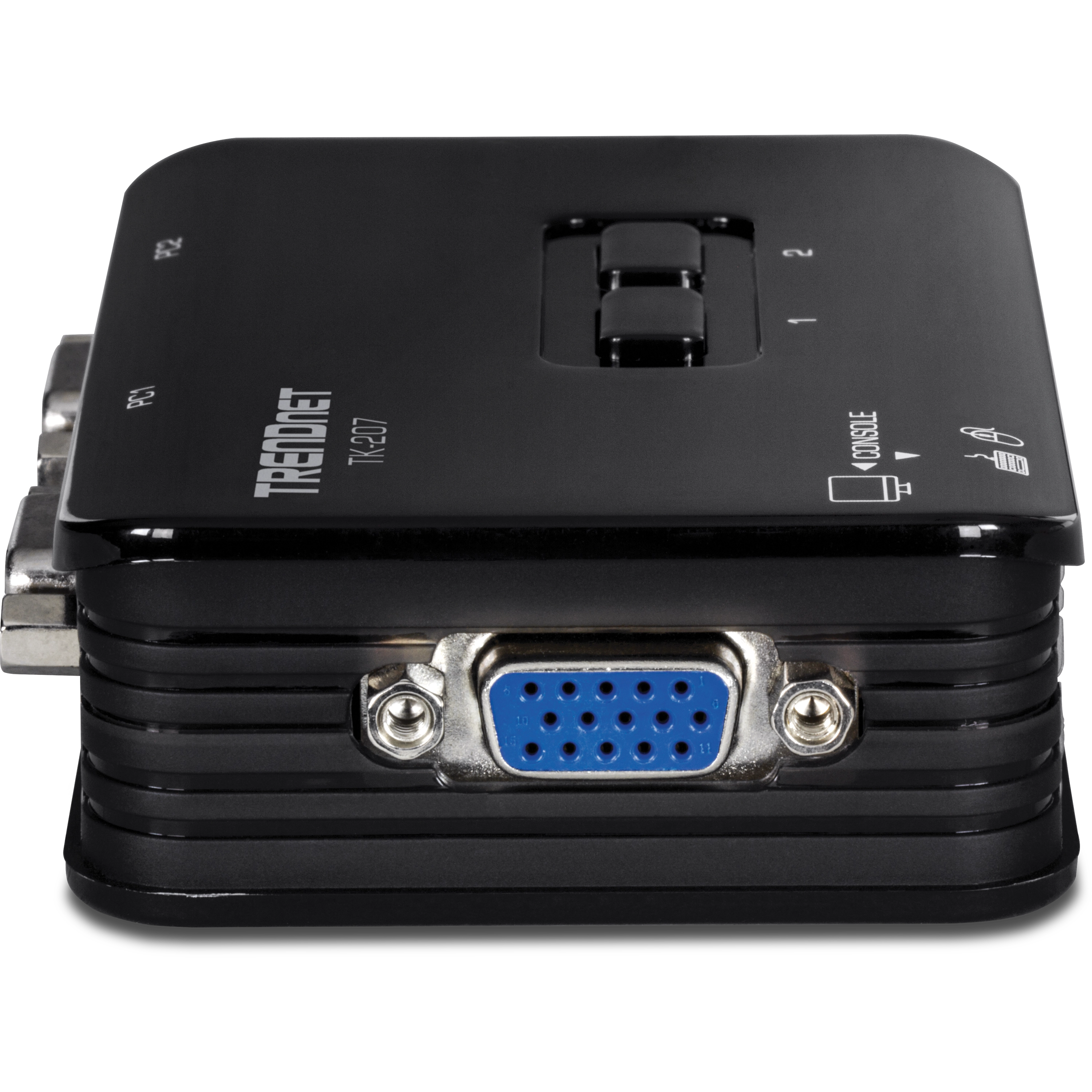 TRENDnet TK-207K 2-Port USB KVM Switch Kit (include 2 x KVM Cables)