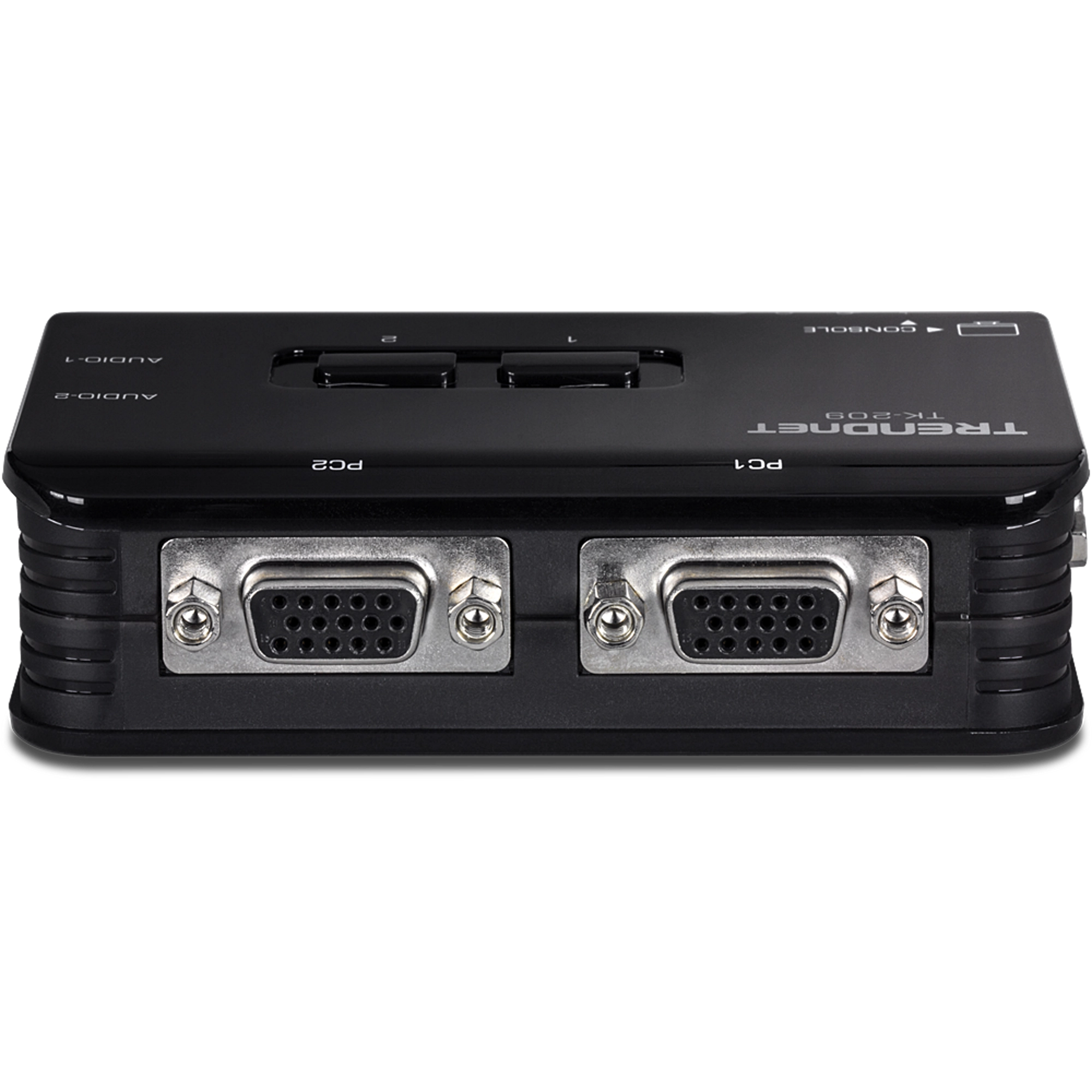 TRENDnet TK-209K 2-Port USB KVM Switch Kit w/Audio (include 2 x KVM Cables)