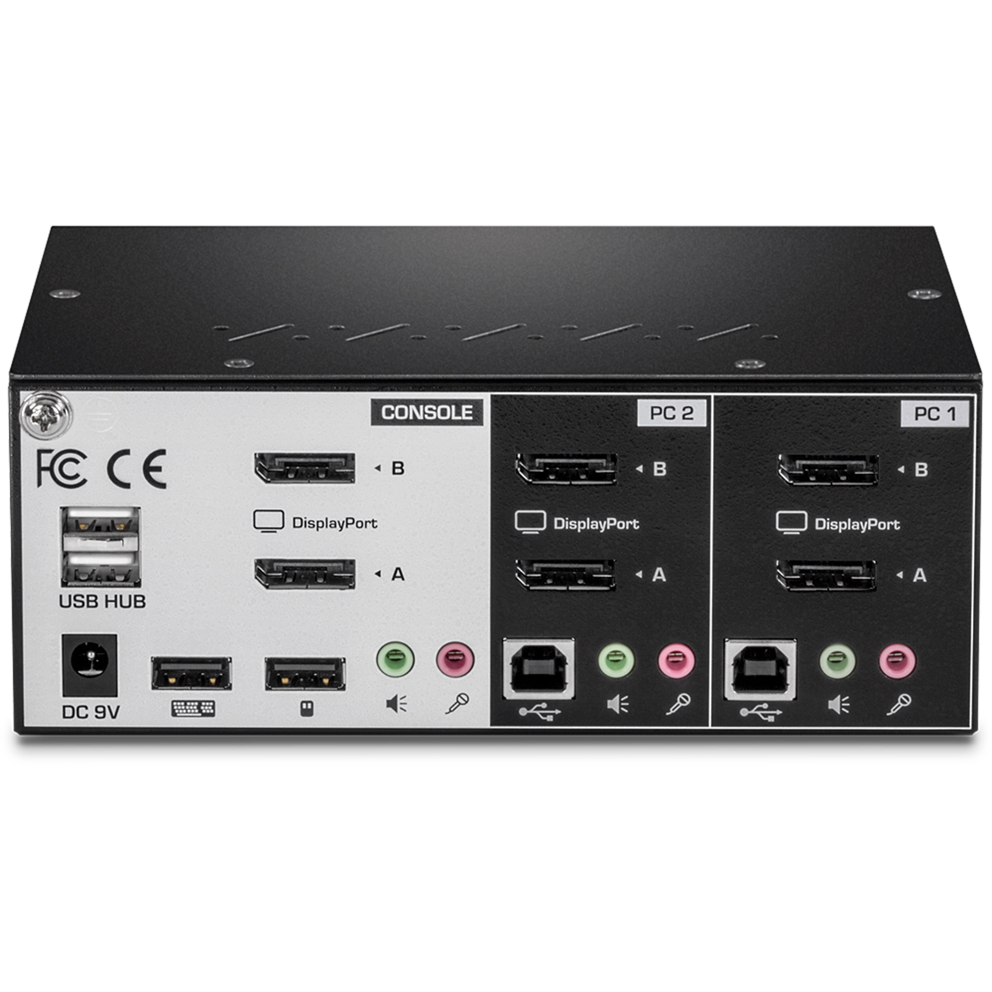 TRENDnet TK-240DP 2-Port Dual Monitor Display Port KVM Switch
