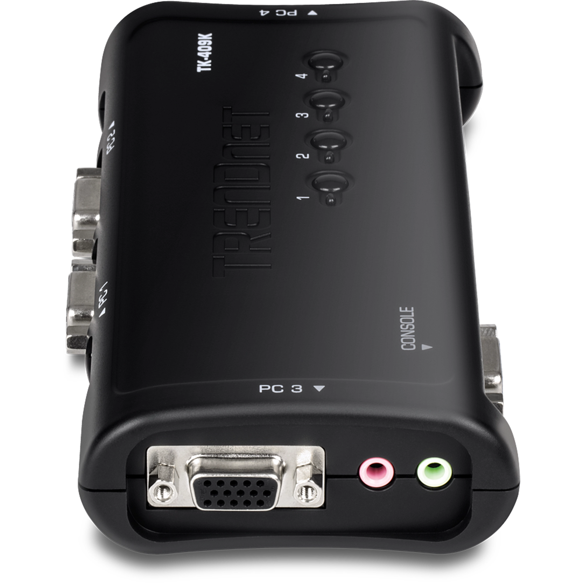TRENDnet TK-409K 4-Port USB KVM Switch Kit w/Audio (Include 4 x KVM Cables)