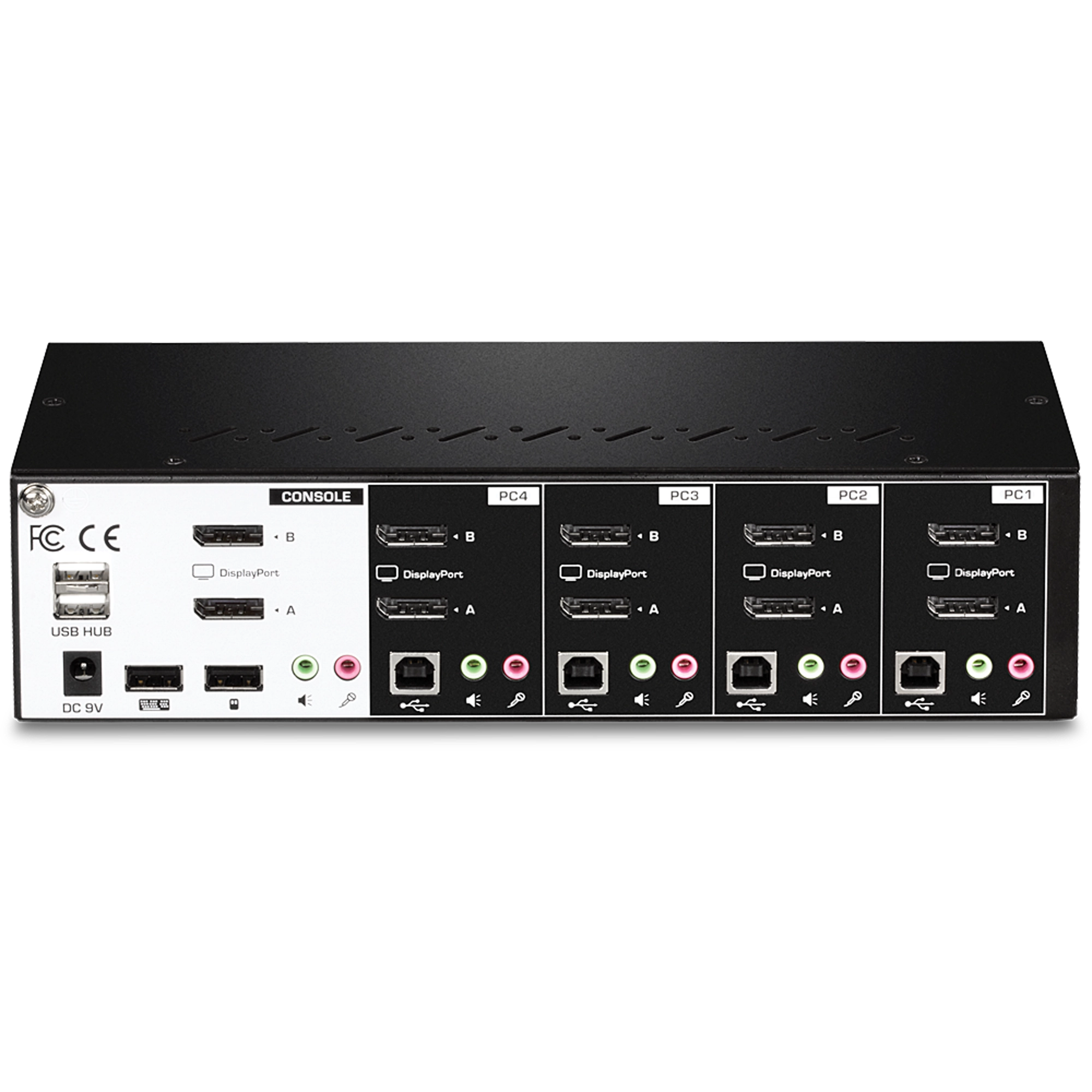 TRENDnet TK-440DP 4-Port Dual Monitor Display Port KVM Switch