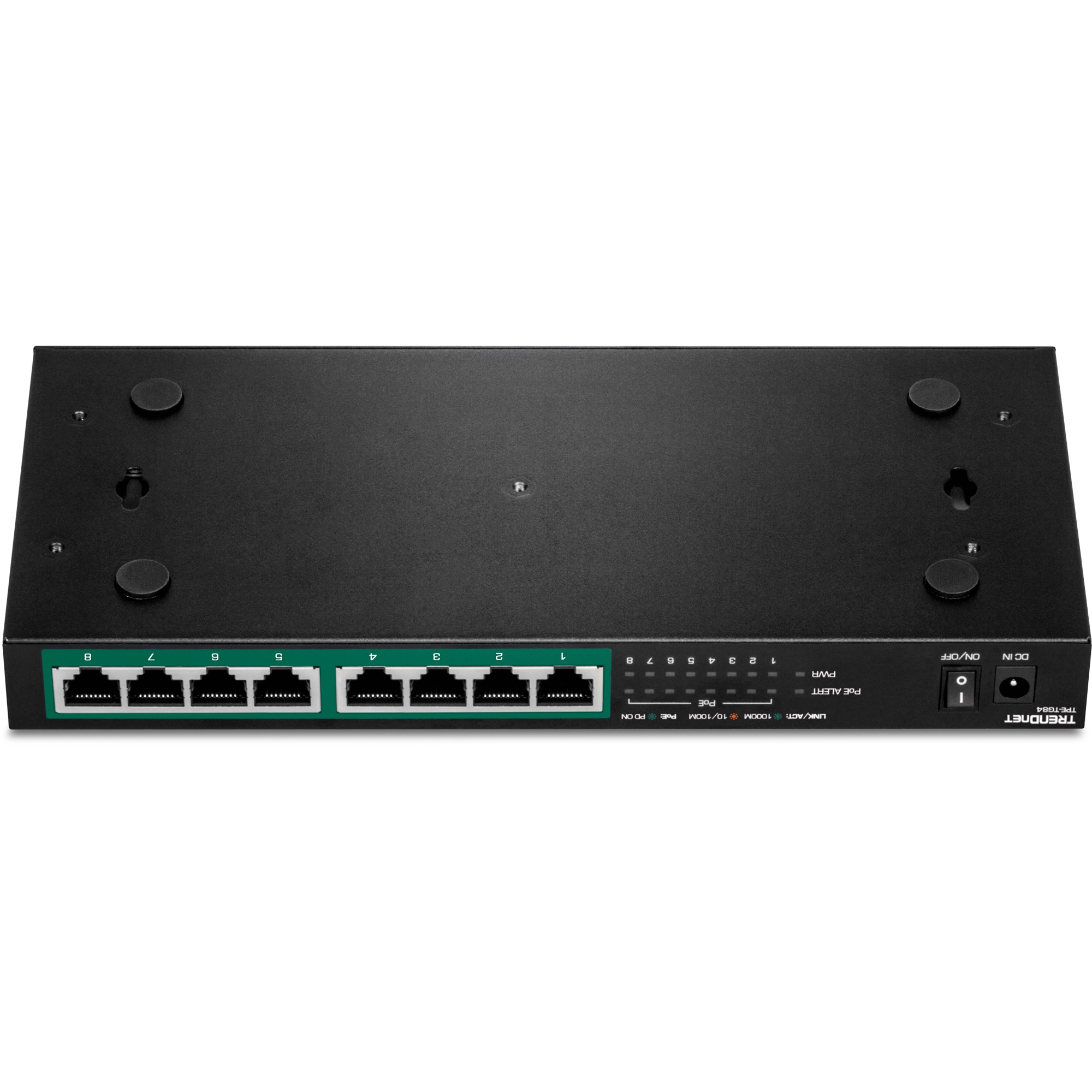 TRENDnet TPE-TG84 8-Port Gigabit PoE+ Switch (120W)