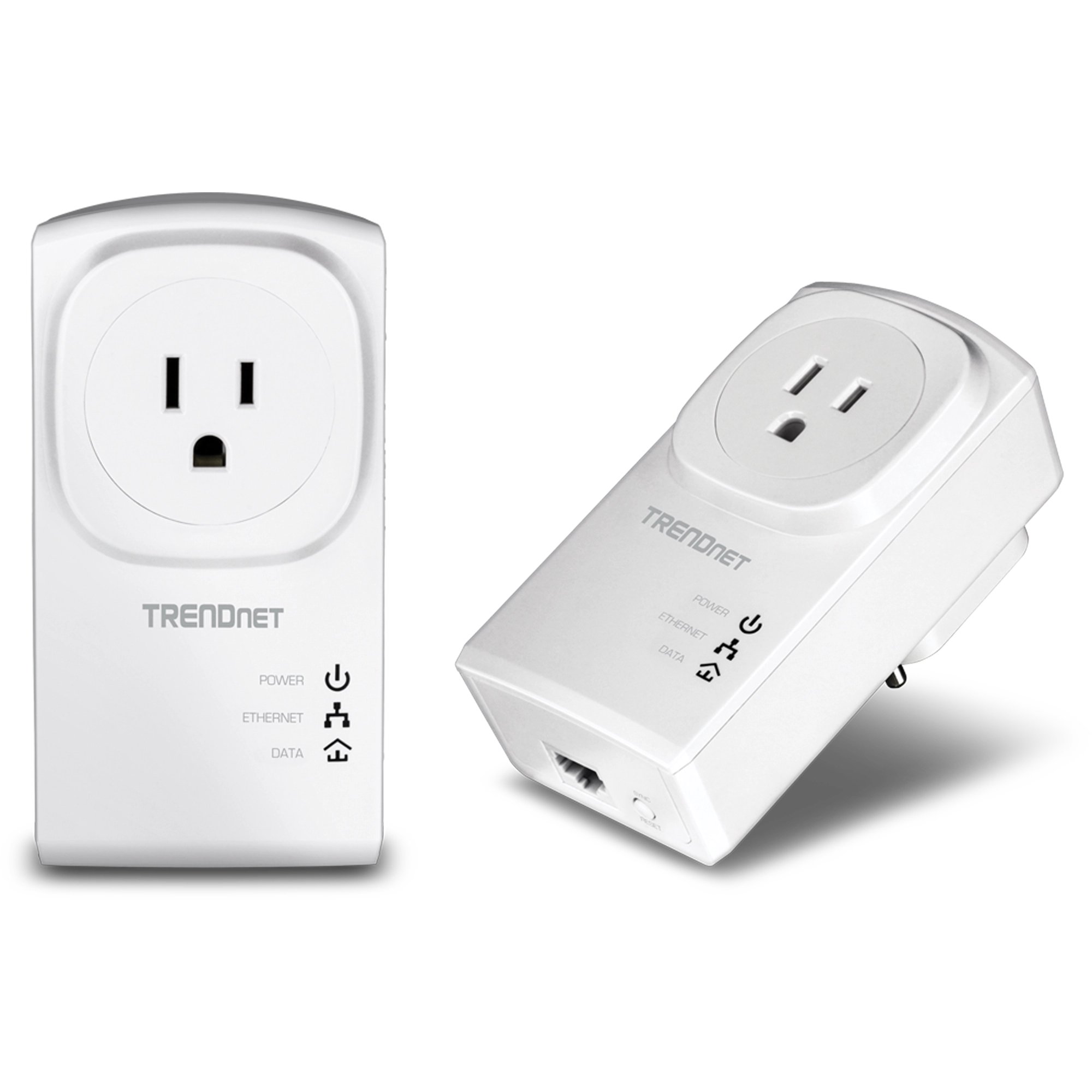 TRENDnet TPL-407E2K 500 AV Compact Powerline Adapter Kit /w Pass Through