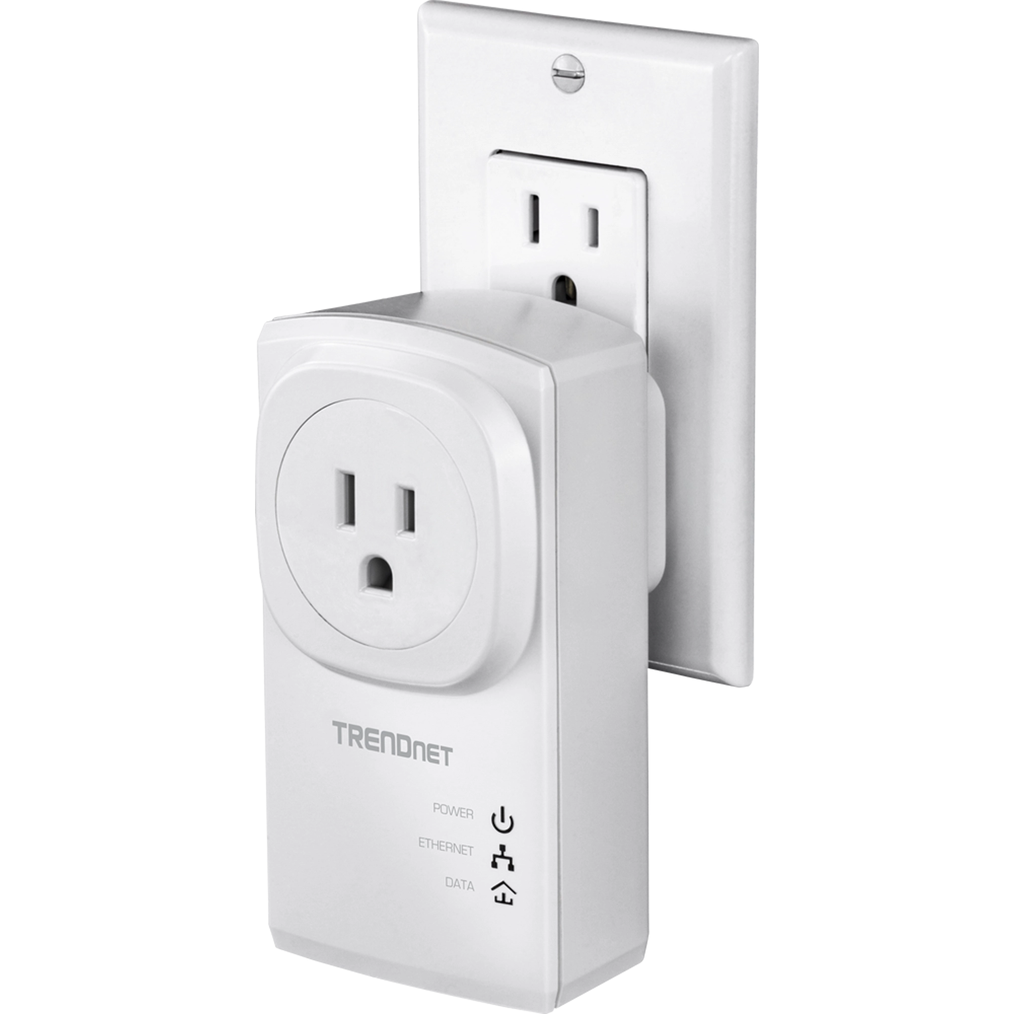 TRENDnet TPL-407E2K 500 AV Compact Powerline Adapter Kit /w Pass Through