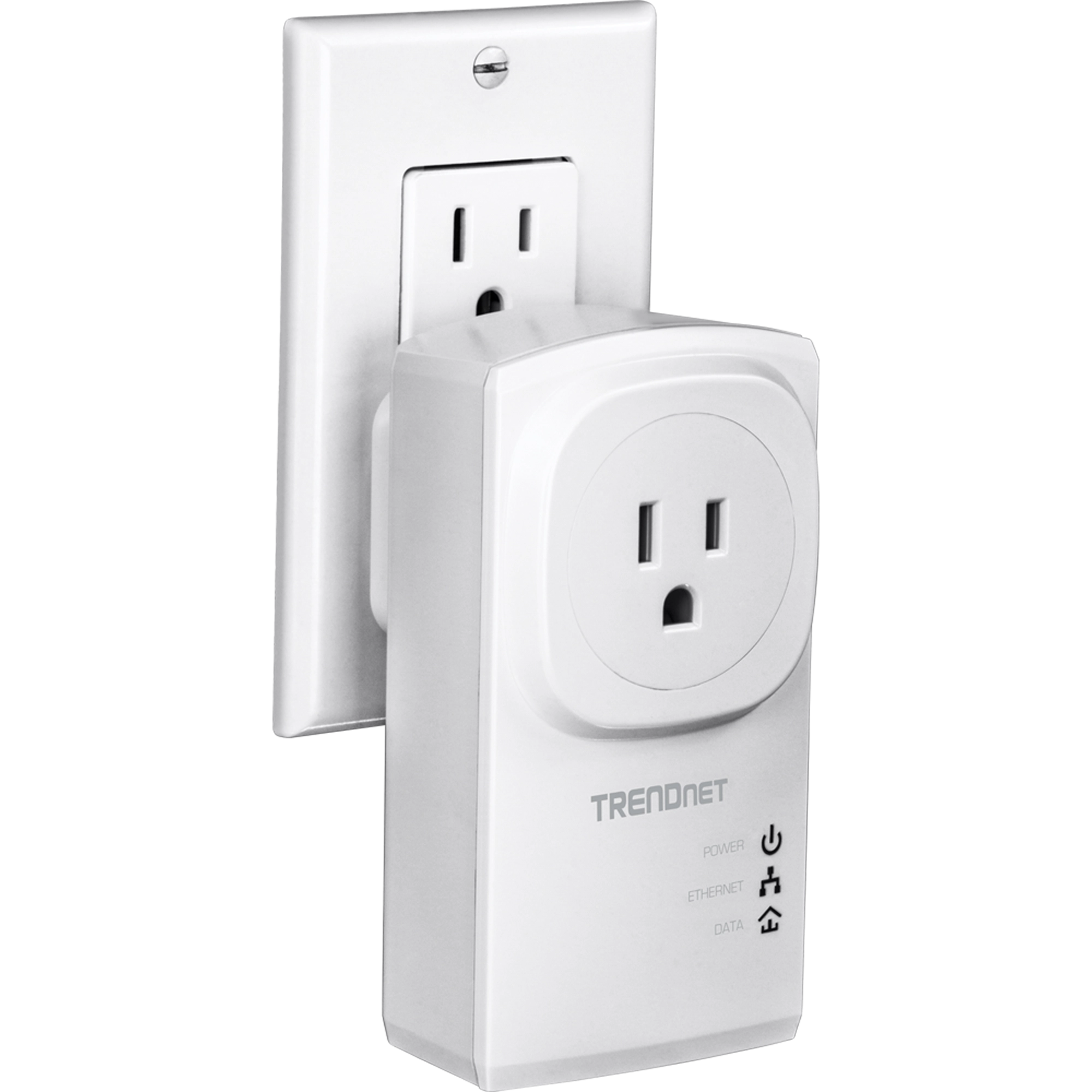 TRENDnet TPL-407E2K 500 AV Compact Powerline Adapter Kit /w Pass Through