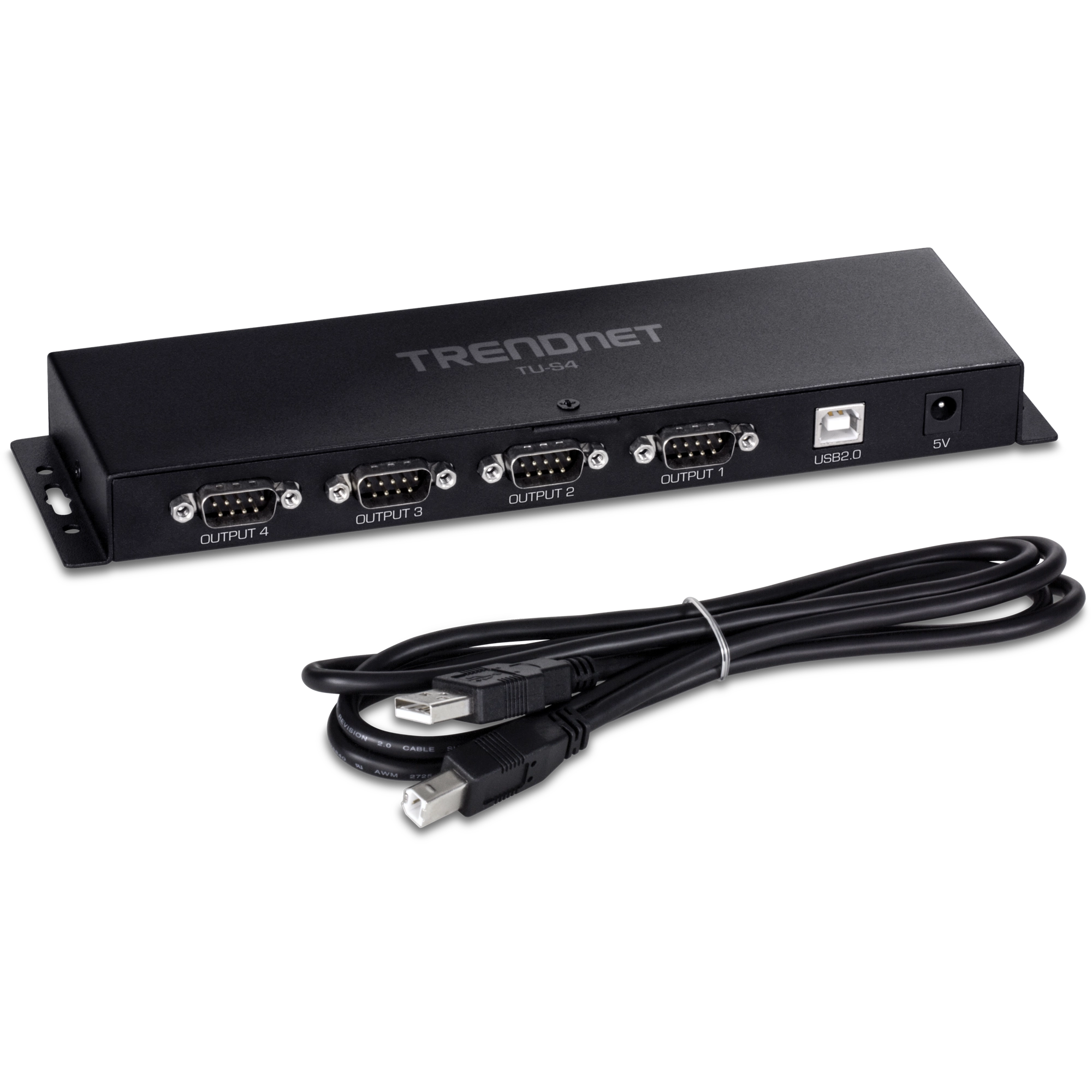 TRENDnet TU-S4 4 Port USB to Serial RS232 Adapter