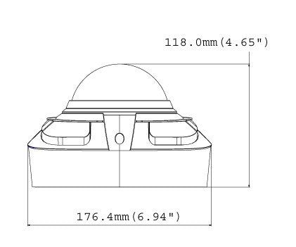 GeoVision GV-VD series dimensions