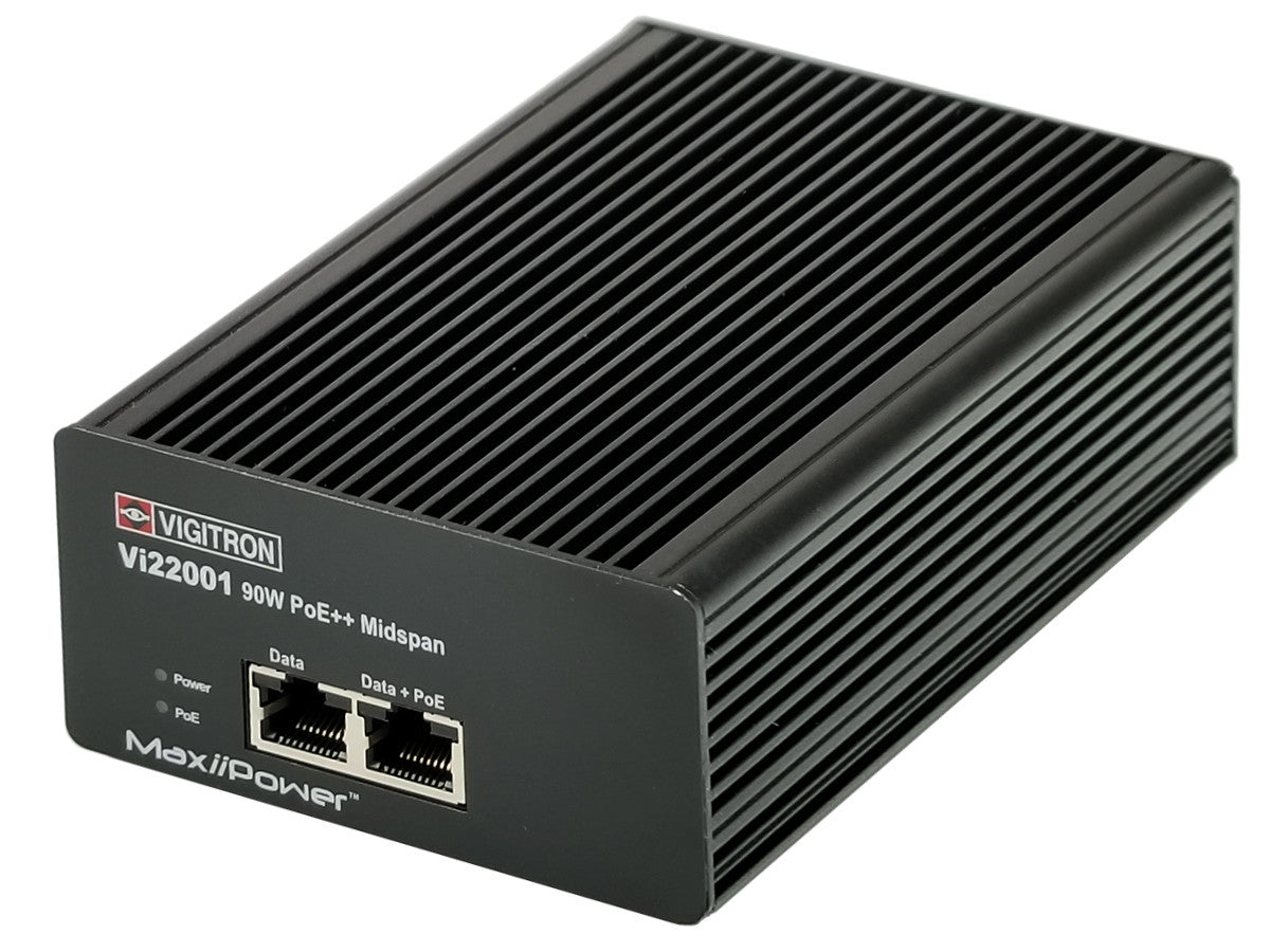 Vigitron Vi22001 1- Port 90W PoE Midspan 802.3bt compliant