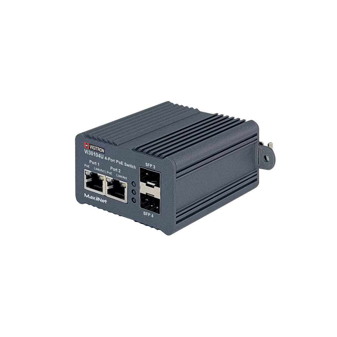 Vigitron Vi30104U 4-Port Layer 2, 1G PoE Switch