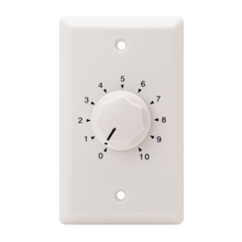 Speco Technologies WAT10W 10W 70/25V Mono Attenuator with Wall Plate- White