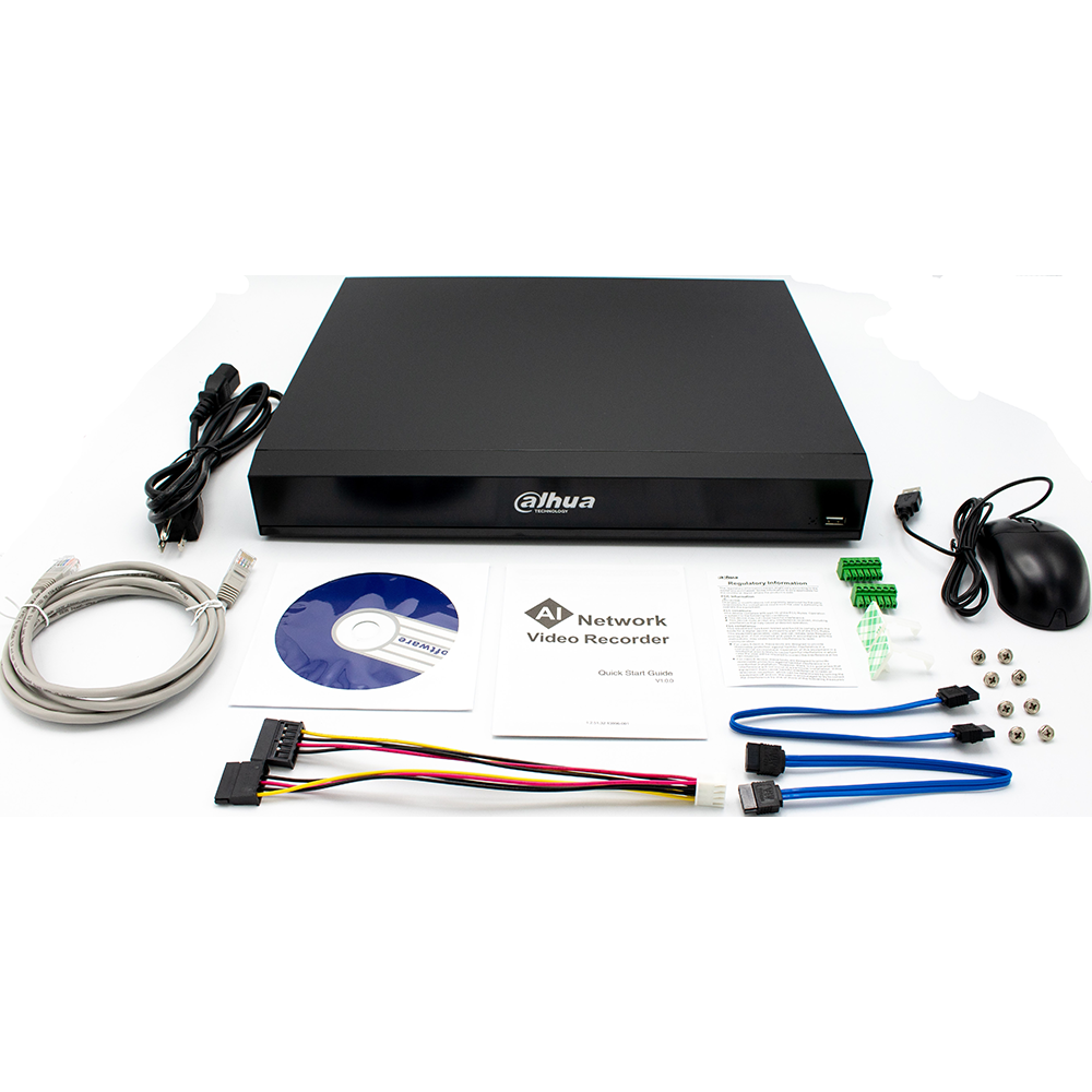 Dahua DHI-NVR4216-16P-I Analytics+ NVR 16CH 1U 16 PoE/8 ePoE, 2 SATA Bays