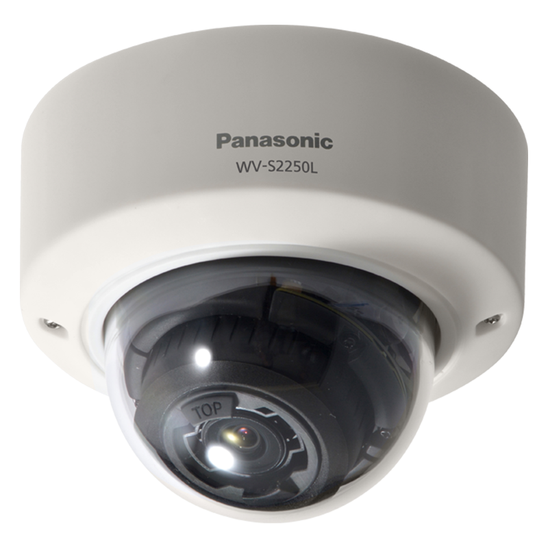 i-PRO WV-S2250L 5MP INDOOR VANDAL DOME CAMERA H.265 W/IR